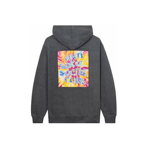Anti Social Social Club What A Trip No Vacation Hoodie Gunmetal Heather
