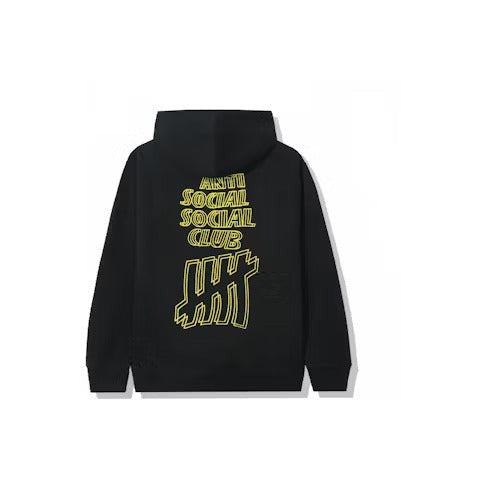 Anti Social Social Club x Undefeated Hoodie Black