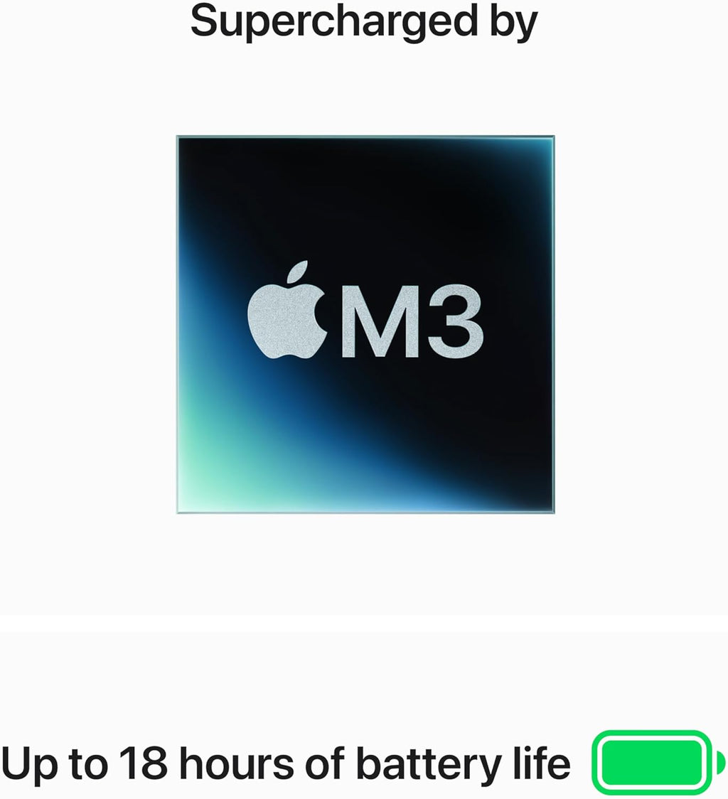MacBook Air (2024) 13-inch – Apple M3 8-Core GPU – 8GB RAM 256GB SSD | Midnight
