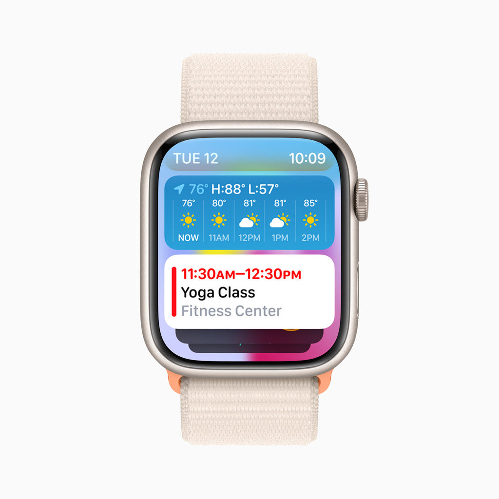 Apple Watch Series 9 (2023) – 45mm GPS Wi-Fi – Aluminum Case with Black Sport Band