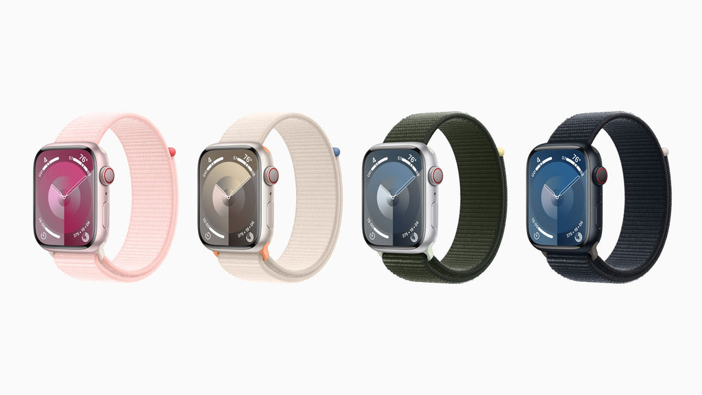 Apple Watch Series 9 (2023) – 45mm GPS Wi-Fi – Aluminum Case with Black Sport Band