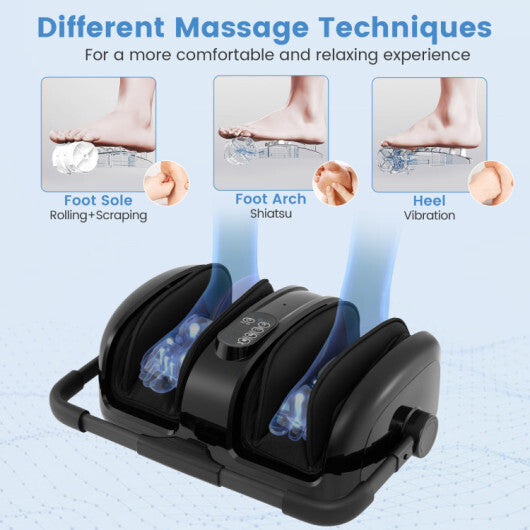 Foot and Calf Massager Heat 360 Adjustable Stand with Multiple Functions for Full Foot