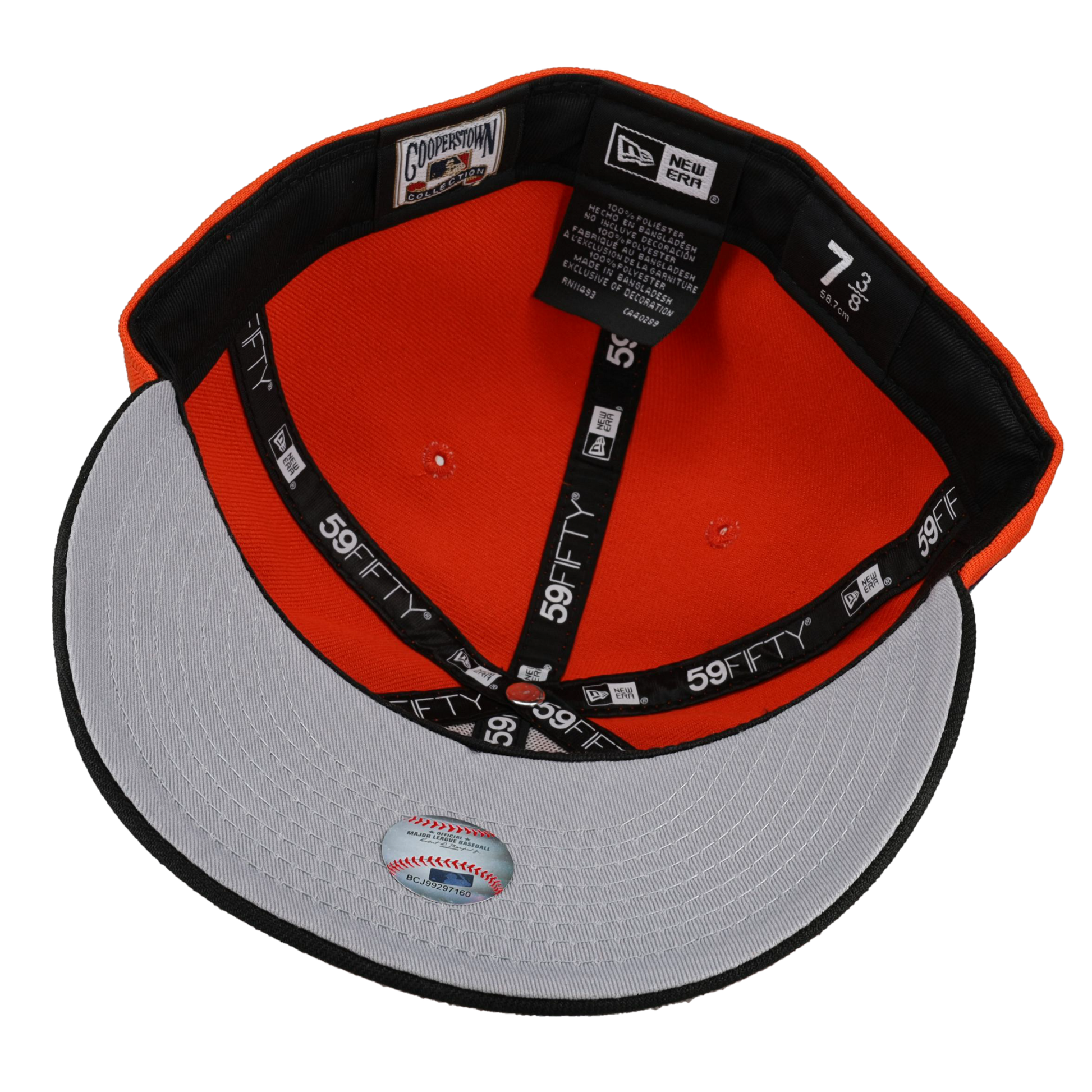 Arizona Diamondbacks 25th Anniversary Orange Gradient Metallic 59Fifty Fitted Hat
