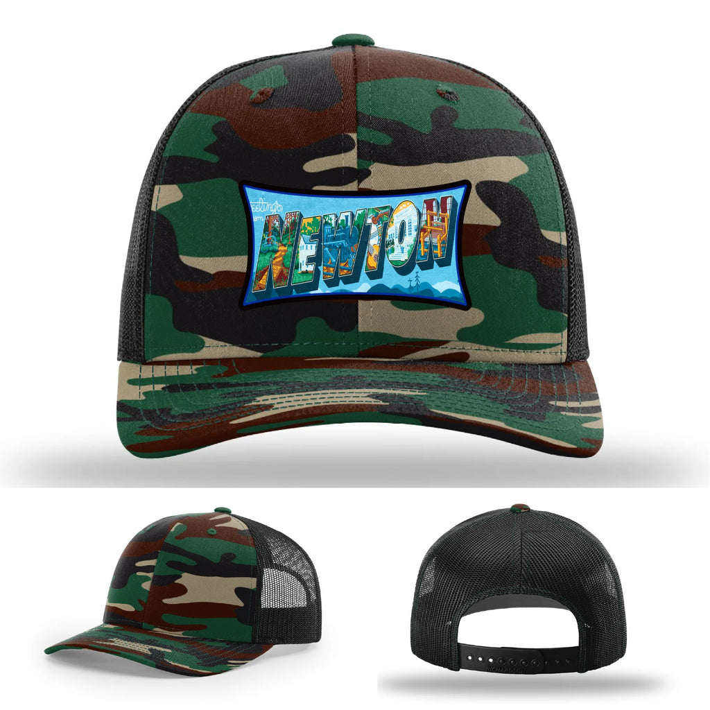 Newton NC leather patch hat