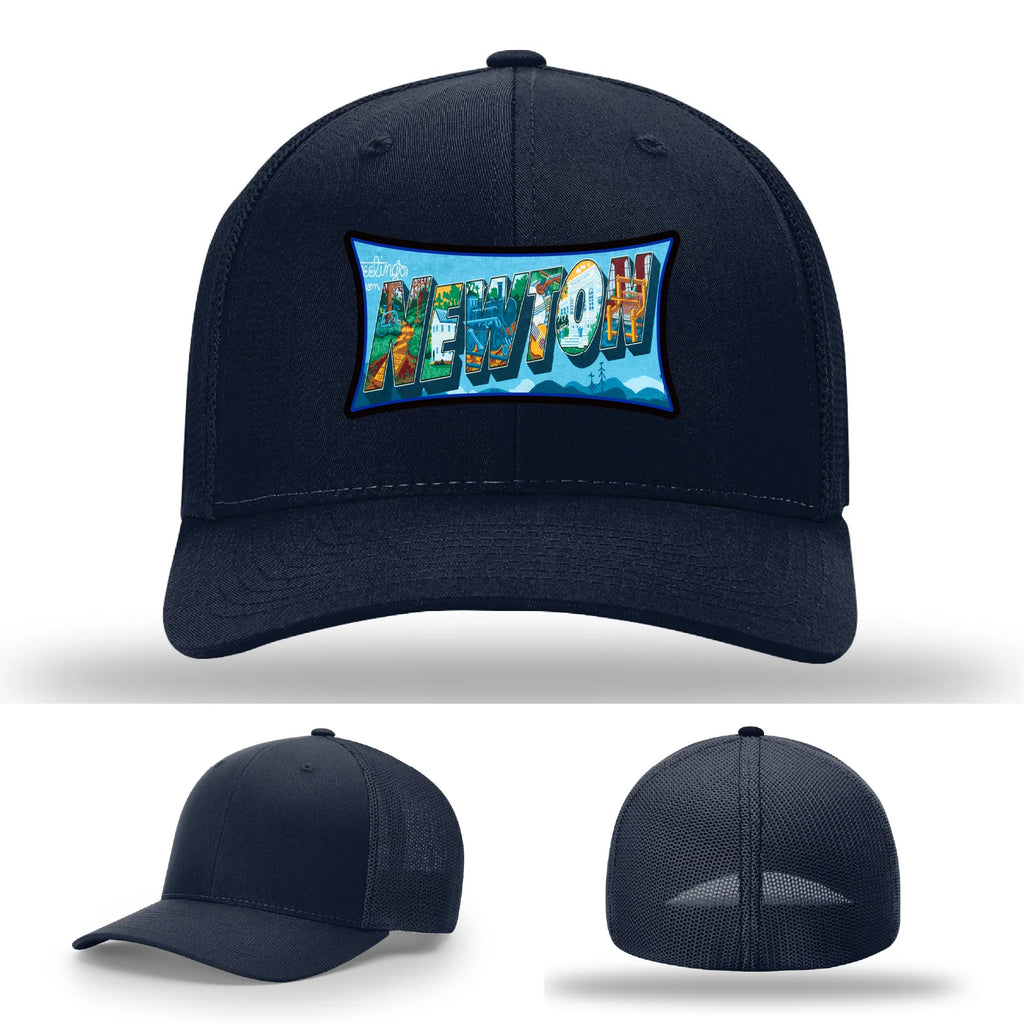 Newton NC leather patch hat