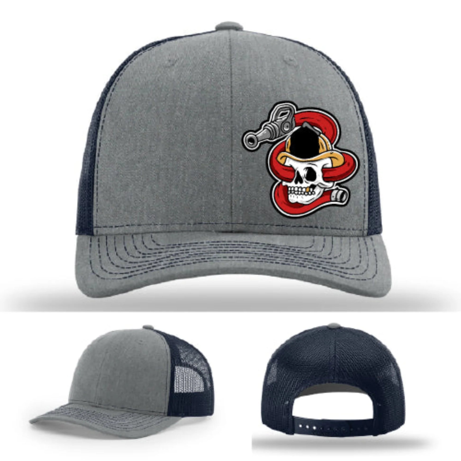 Get Hosed Firefighter Leather Patch Hat