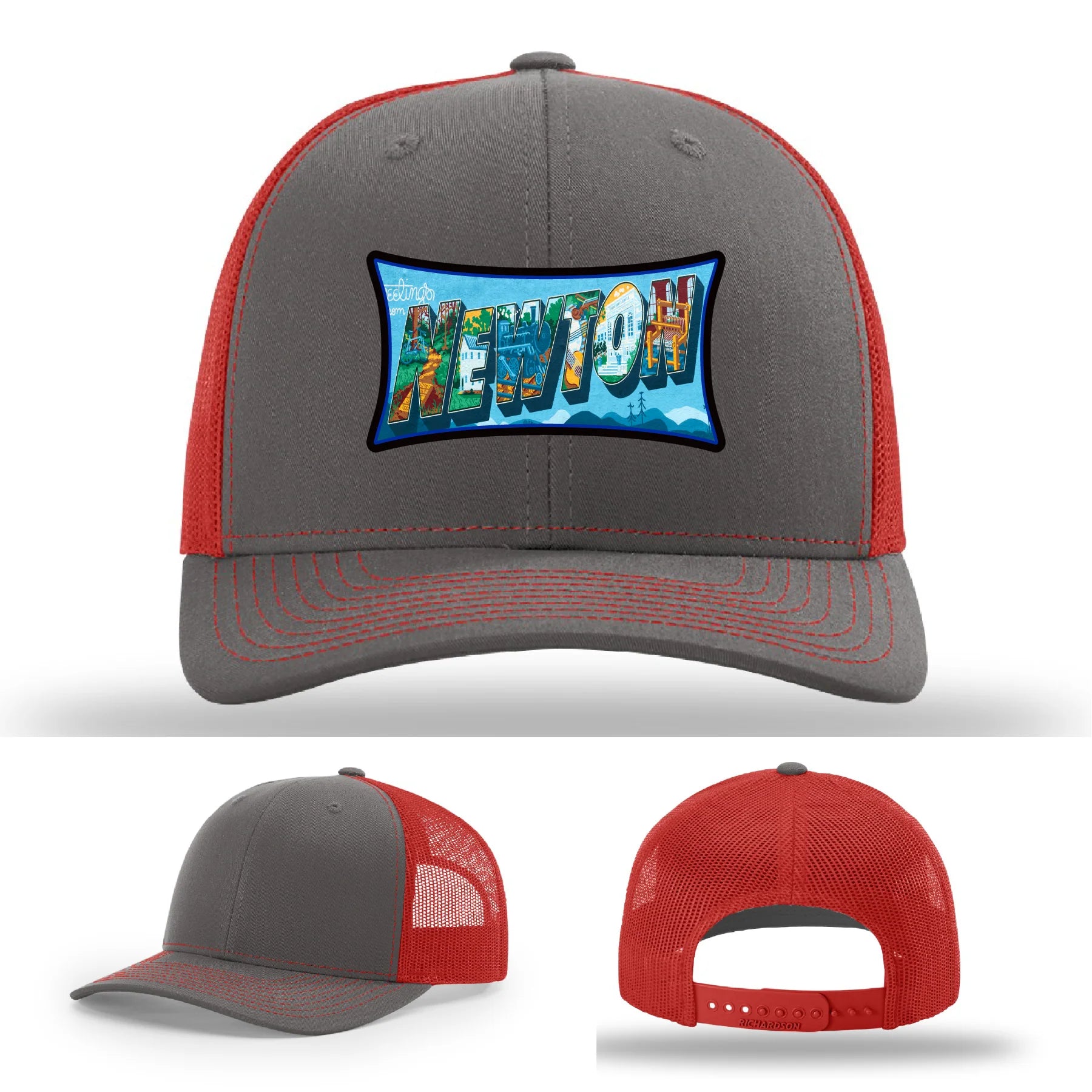 Newton NC leather patch hat