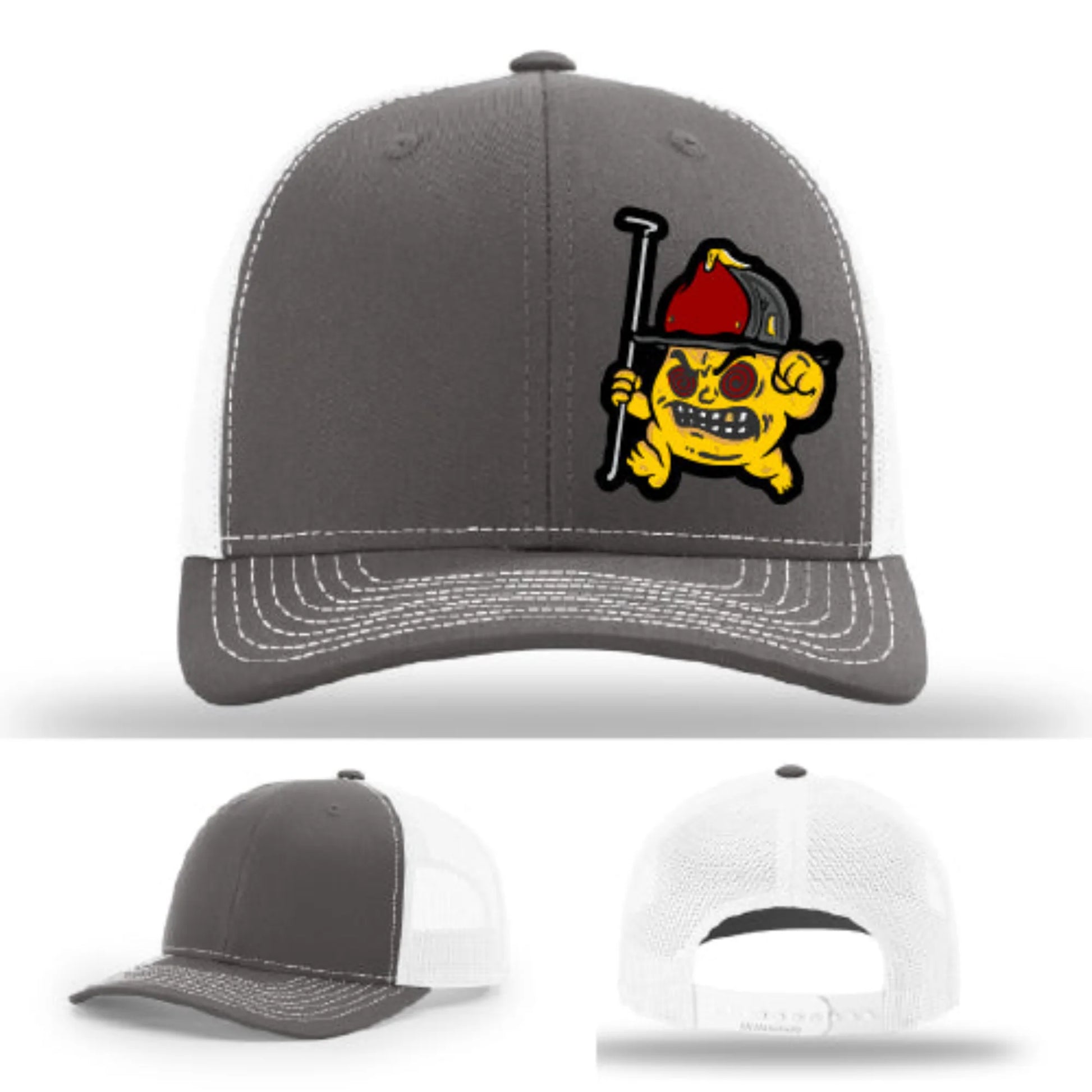Backdraft Bastard Firefighter Leather Patch Hat