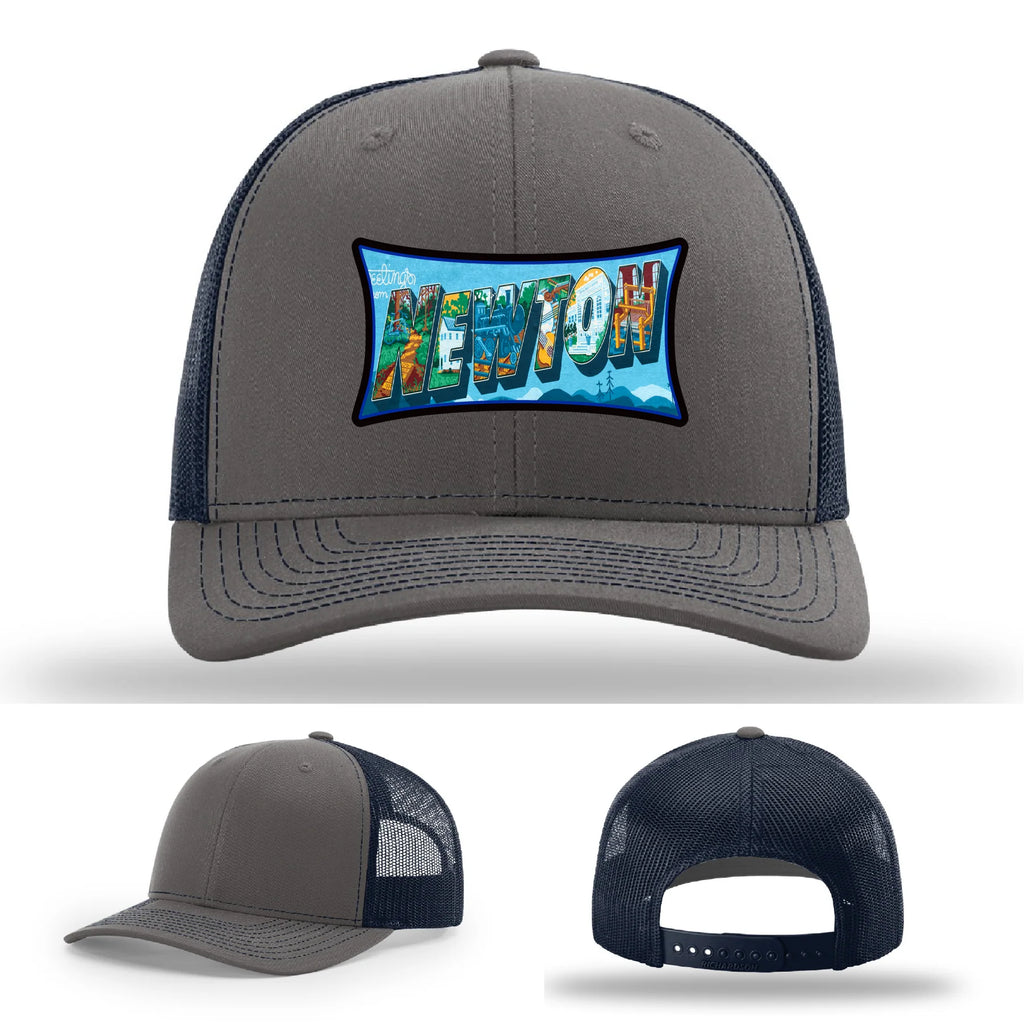 Newton NC leather patch hat