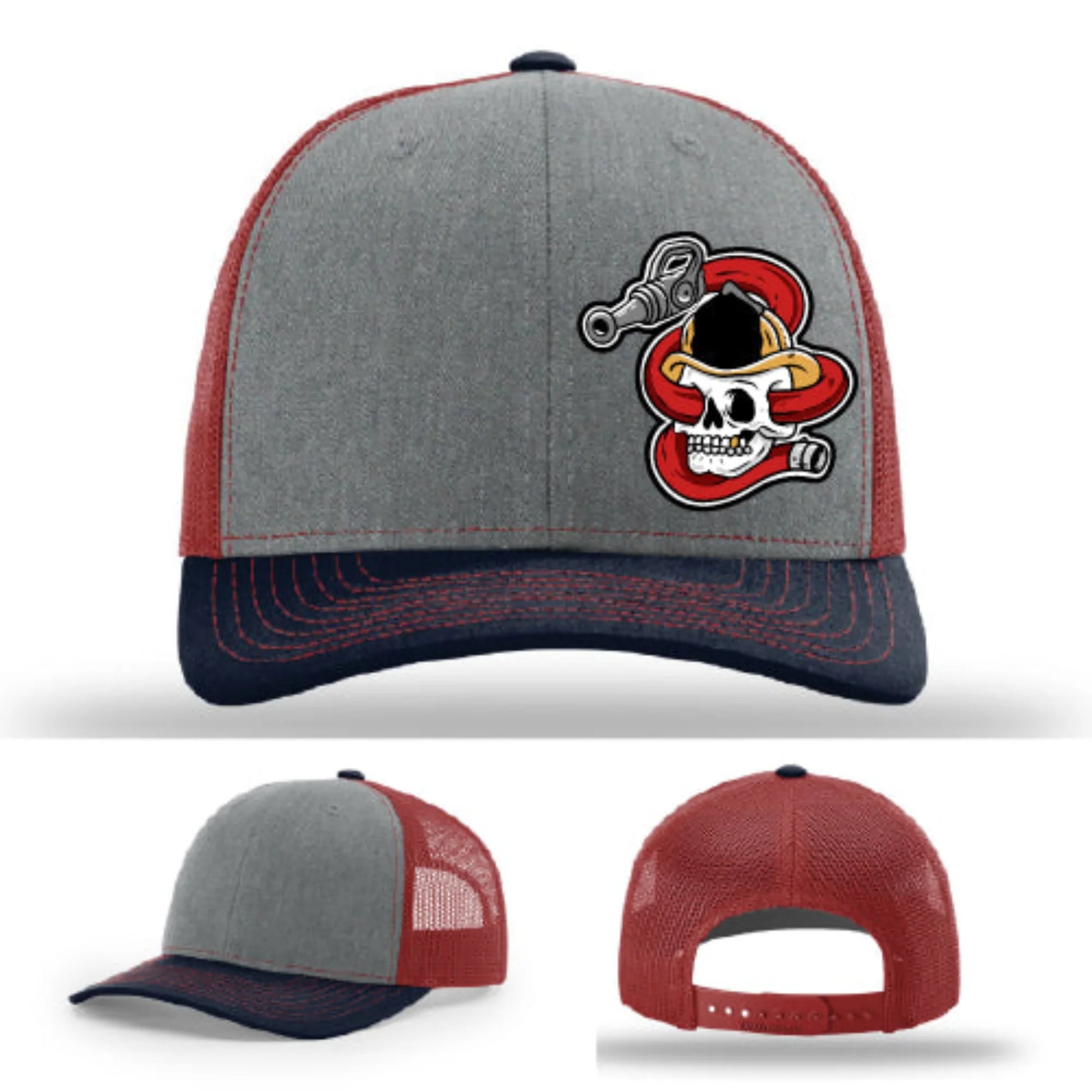 Get Hosed Firefighter Leather Patch Hat