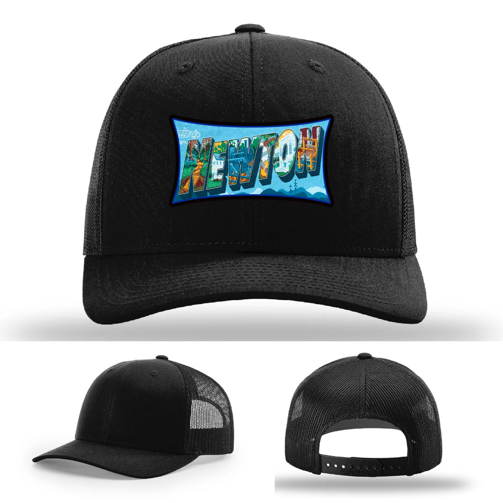 Newton NC leather patch hat