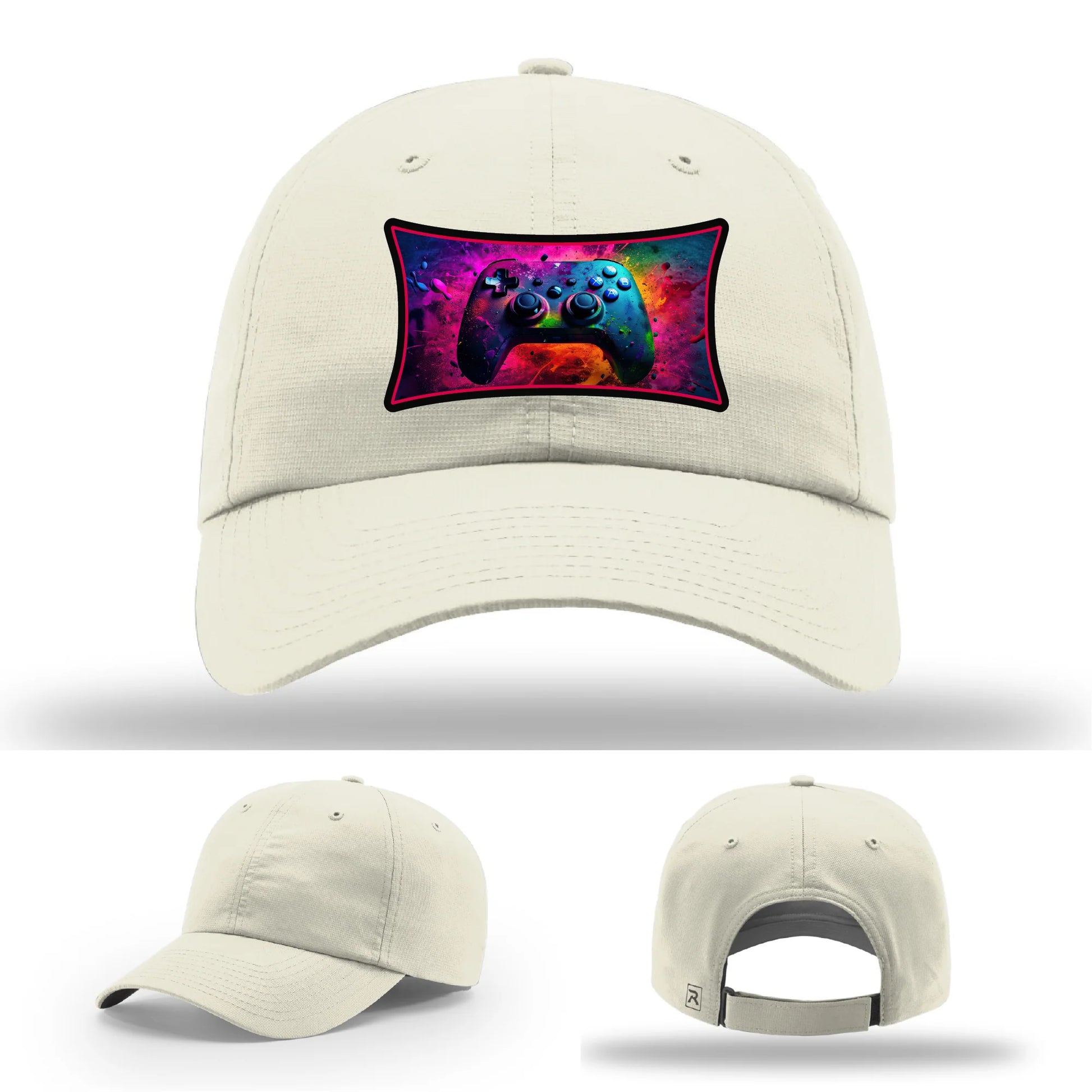 Next Level Gamer Leather Patch Hat Controller Graphic
