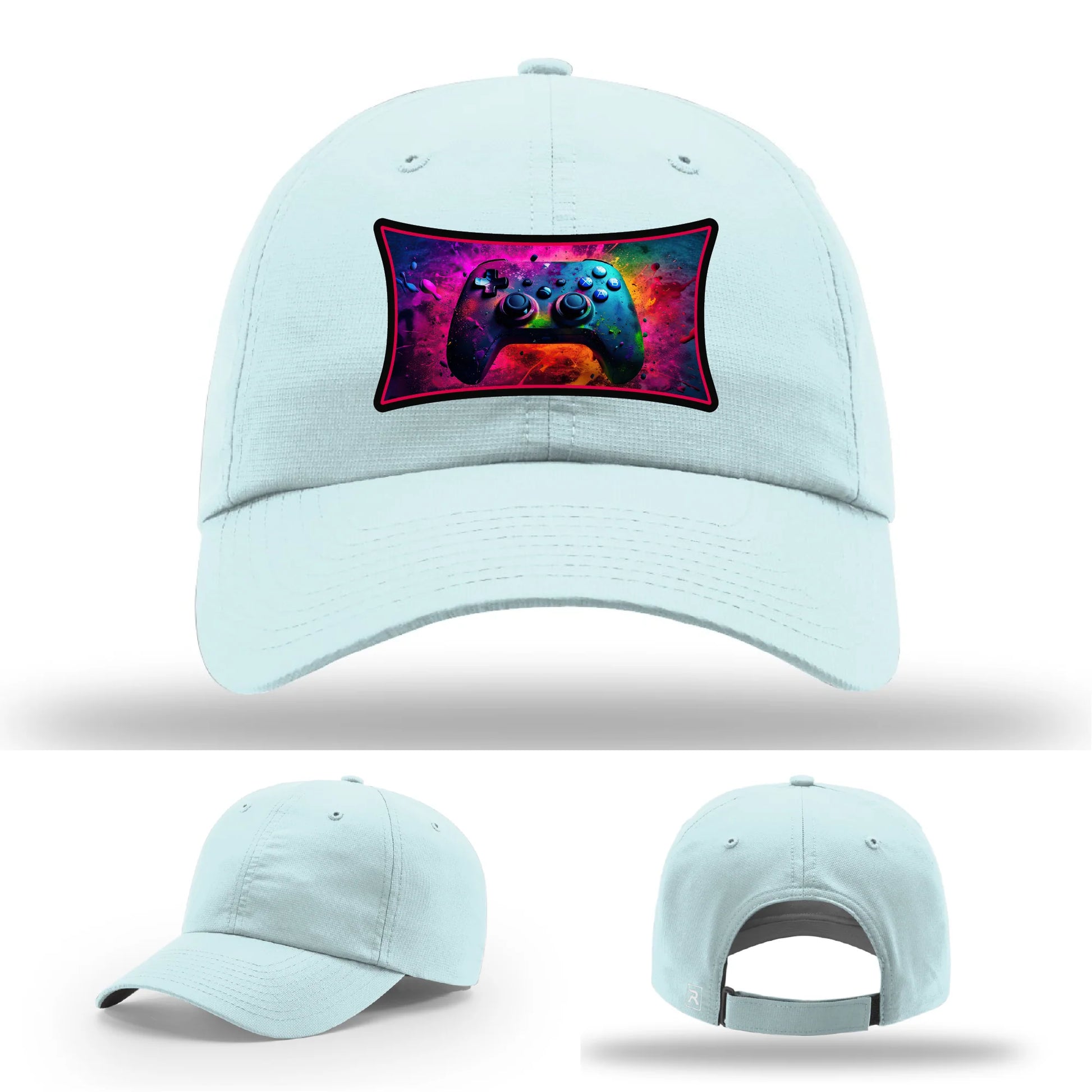 Next Level Gamer Leather Patch Hat Controller Graphic