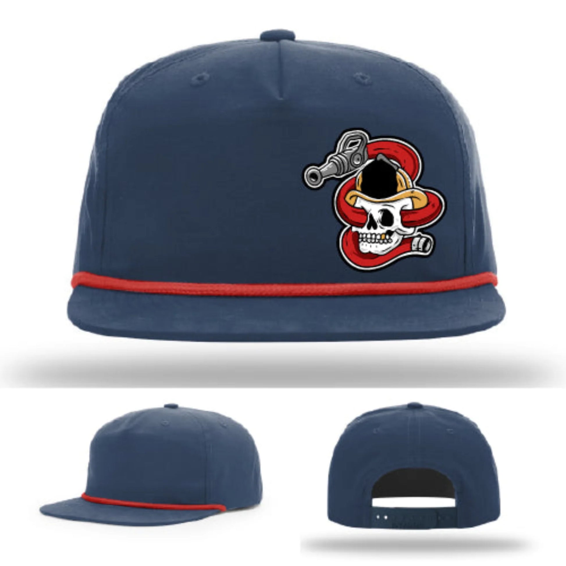 Get Hosed Firefighter Leather Patch Hat