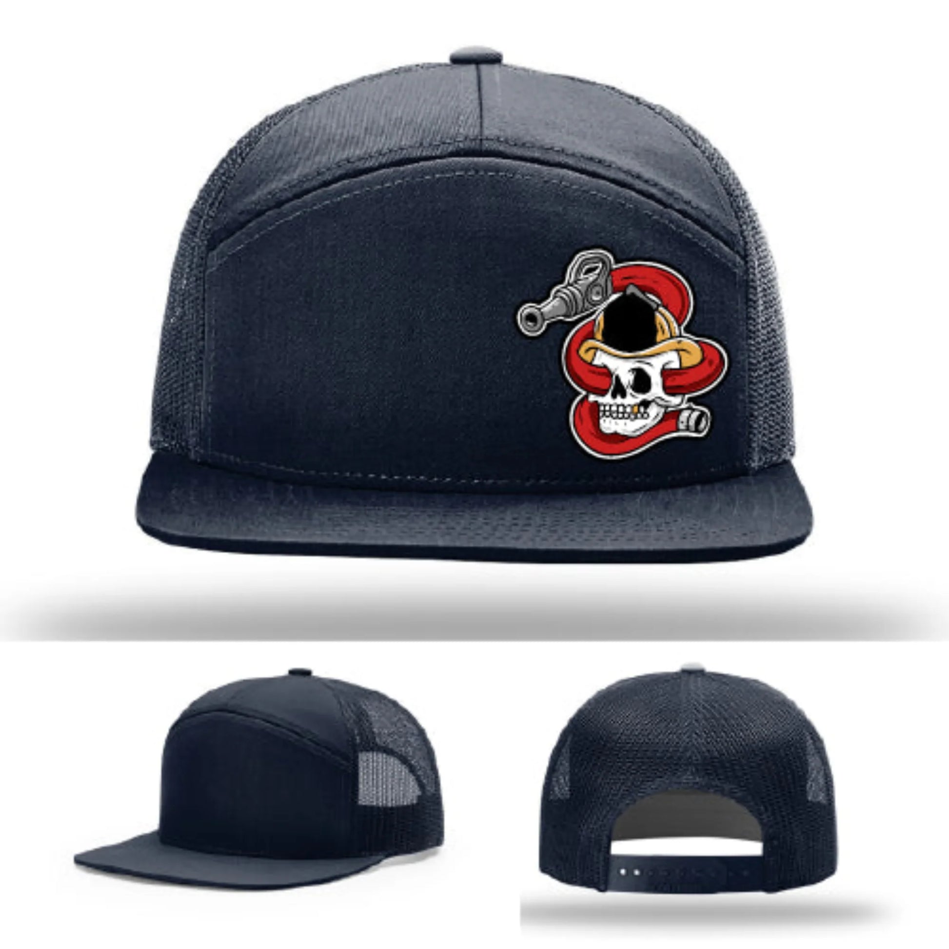 Get Hosed Firefighter Leather Patch Hat