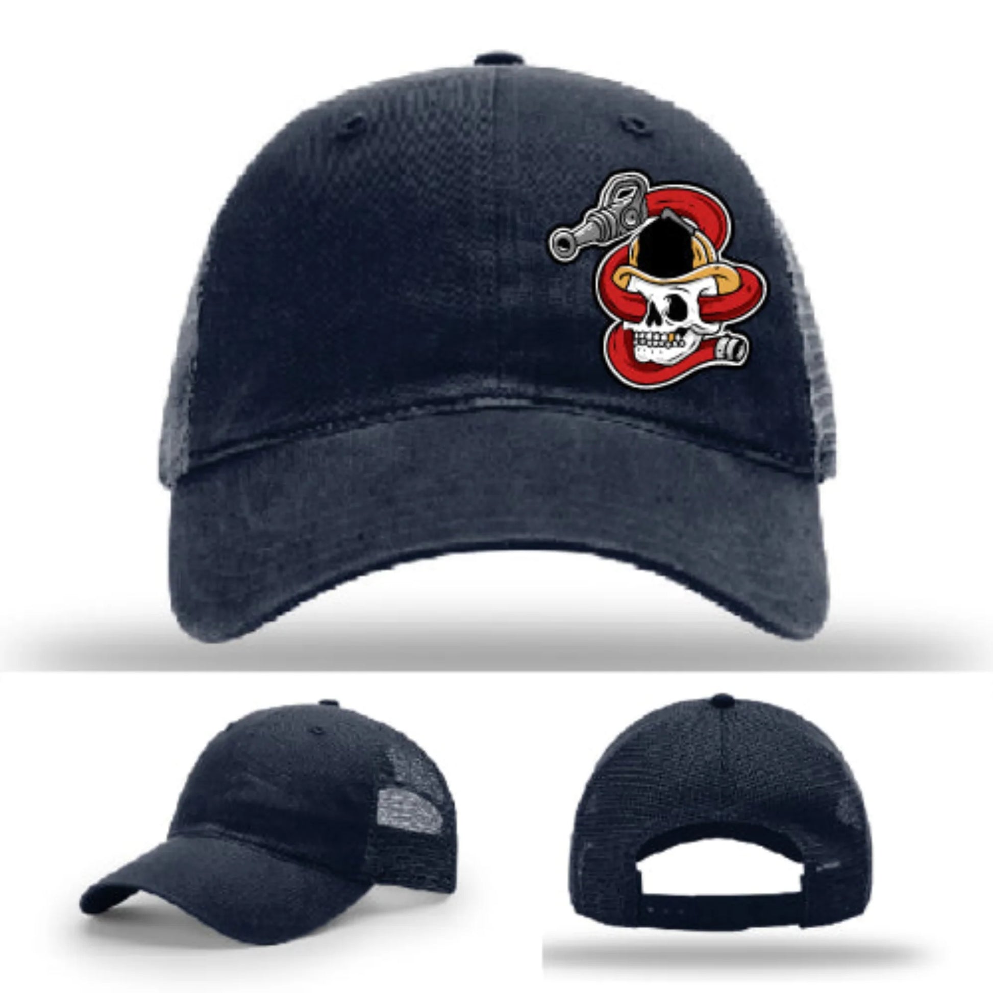 Get Hosed Firefighter Leather Patch Hat