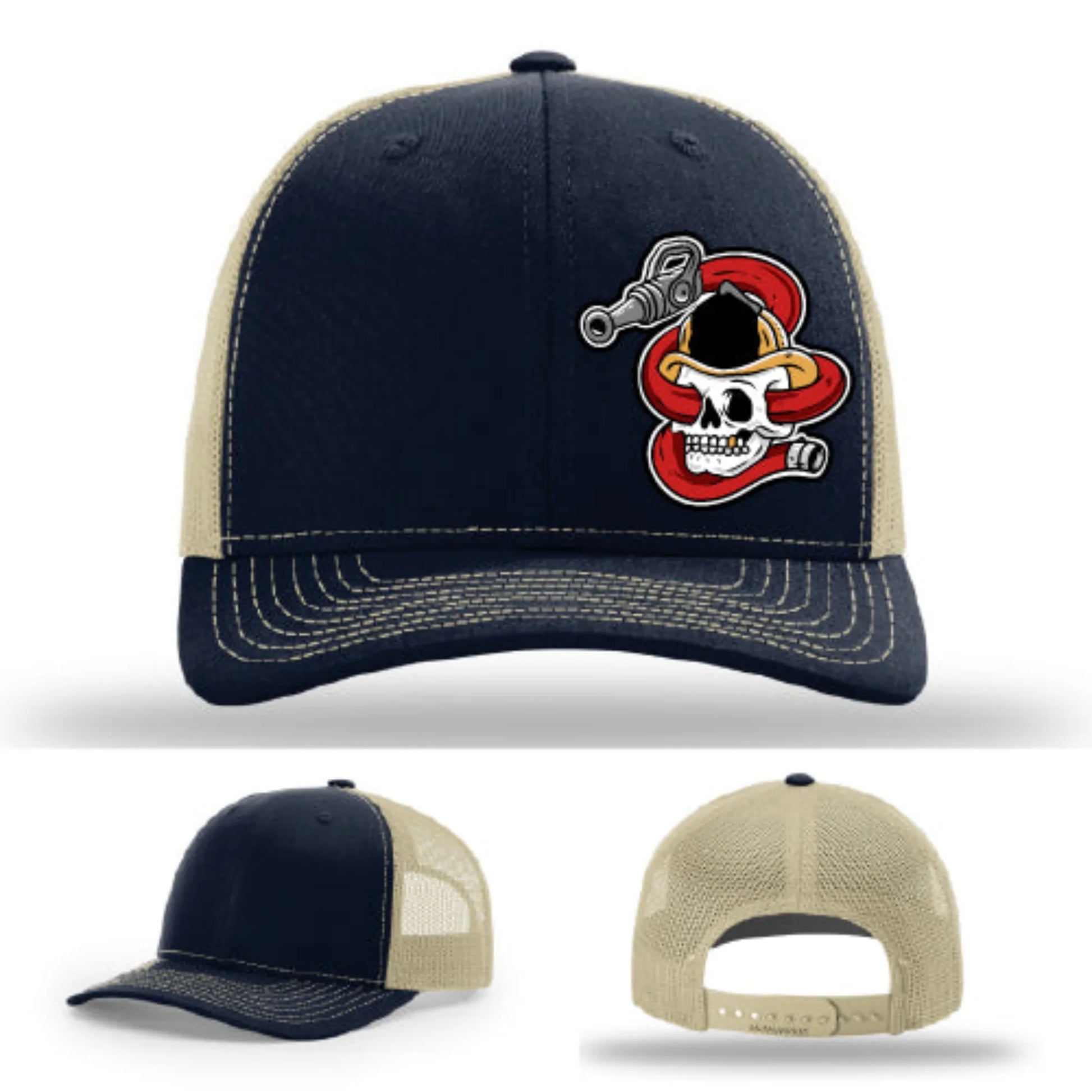 Get Hosed Firefighter Leather Patch Hat