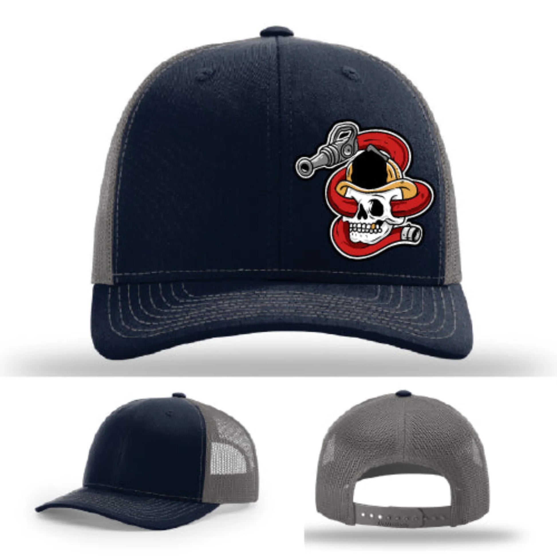 Get Hosed Firefighter Leather Patch Hat