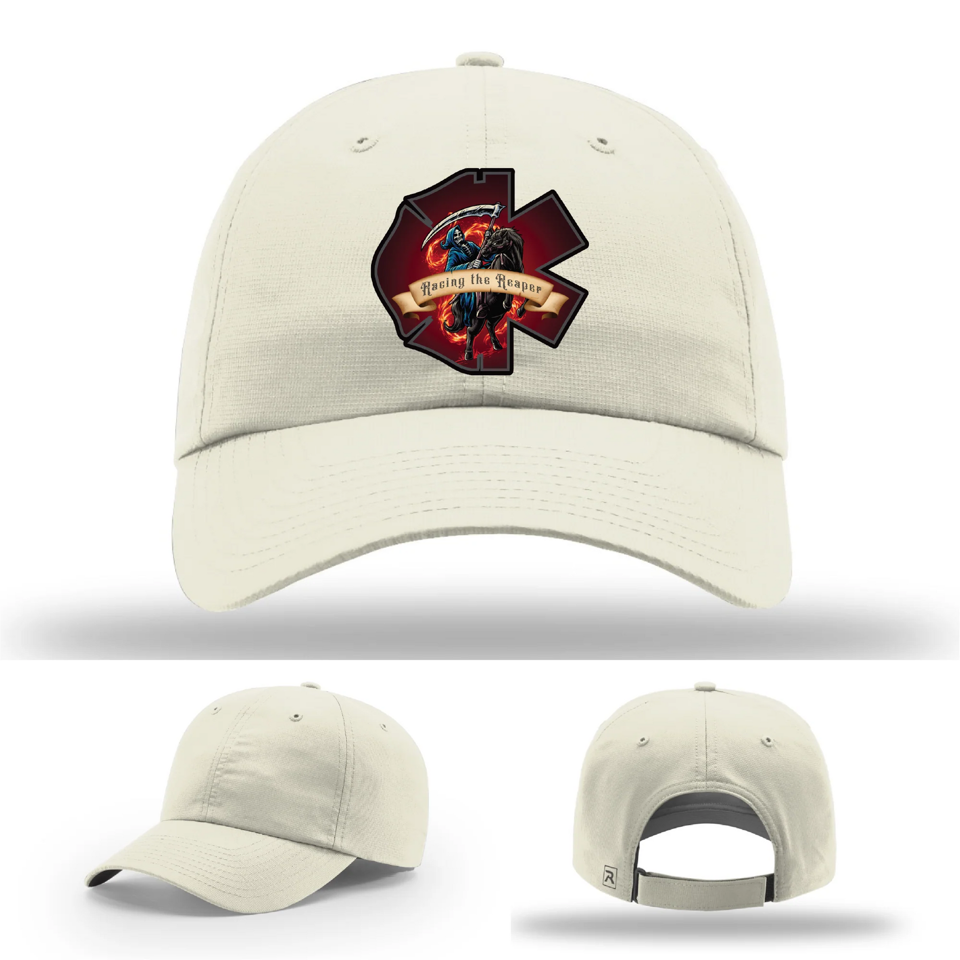 Fire and EMS Reaper Leather Patch Hat