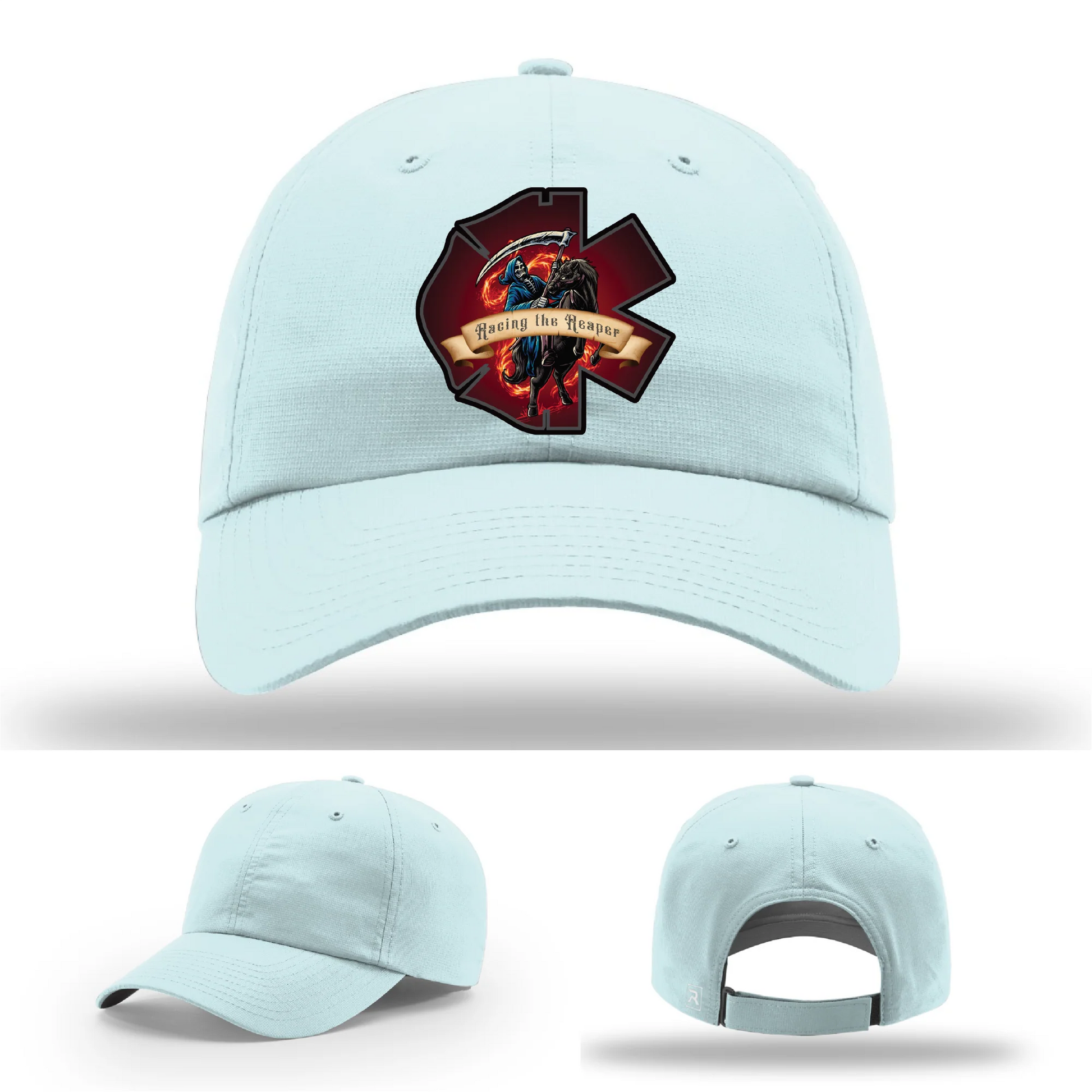 Fire and EMS Reaper Leather Patch Hat