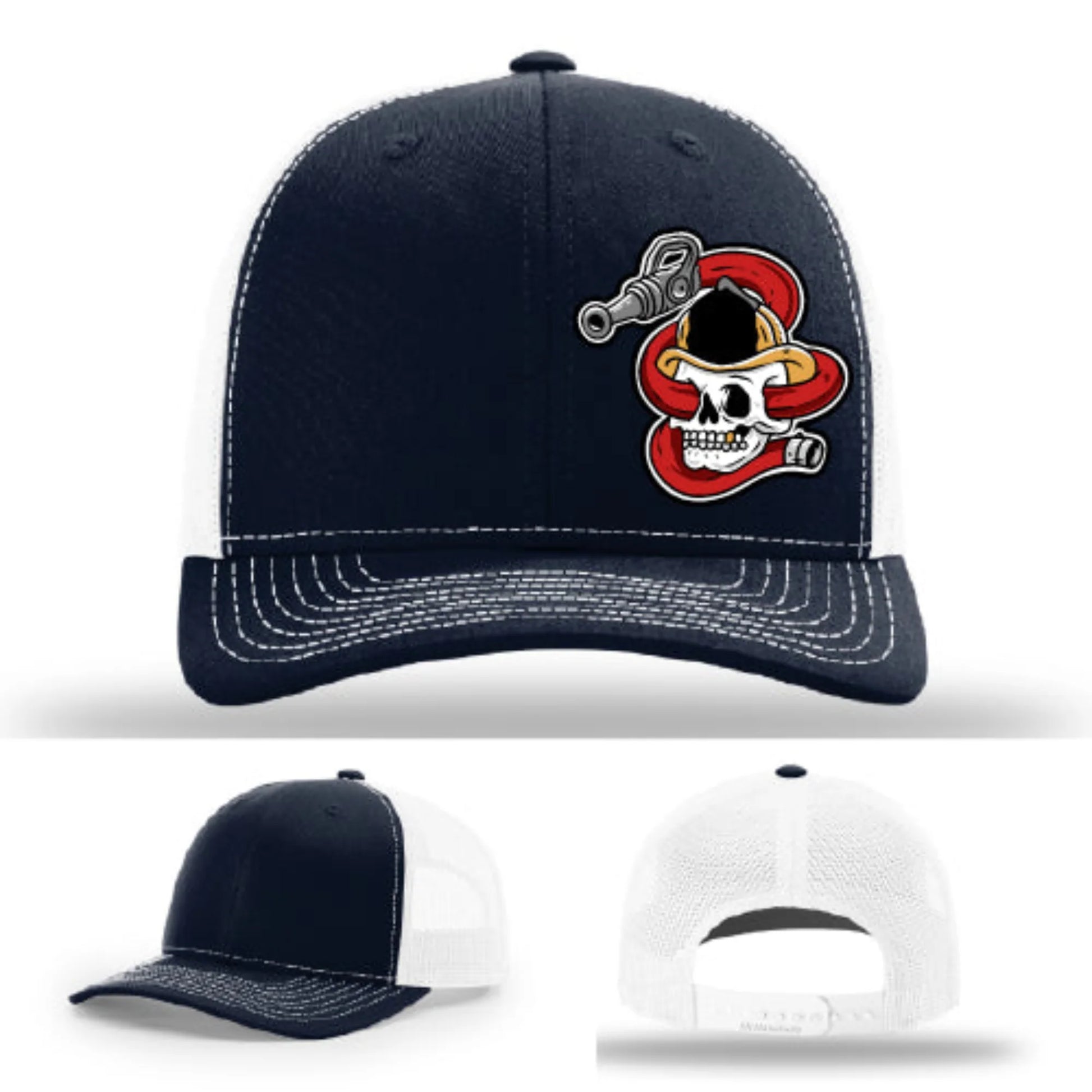 Get Hosed Firefighter Leather Patch Hat