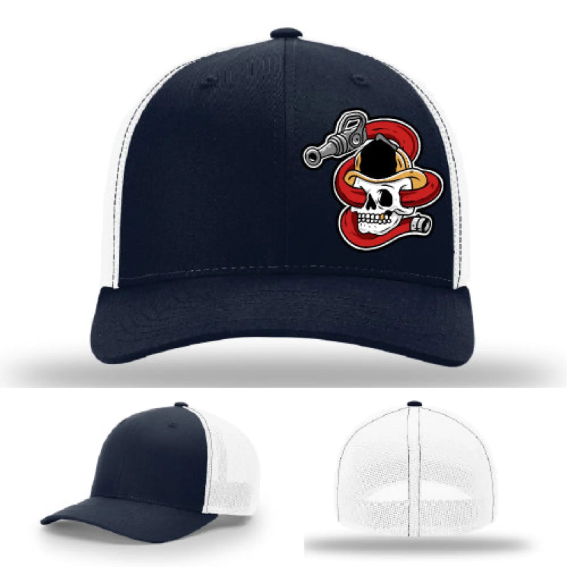 Get Hosed Firefighter Leather Patch Hat