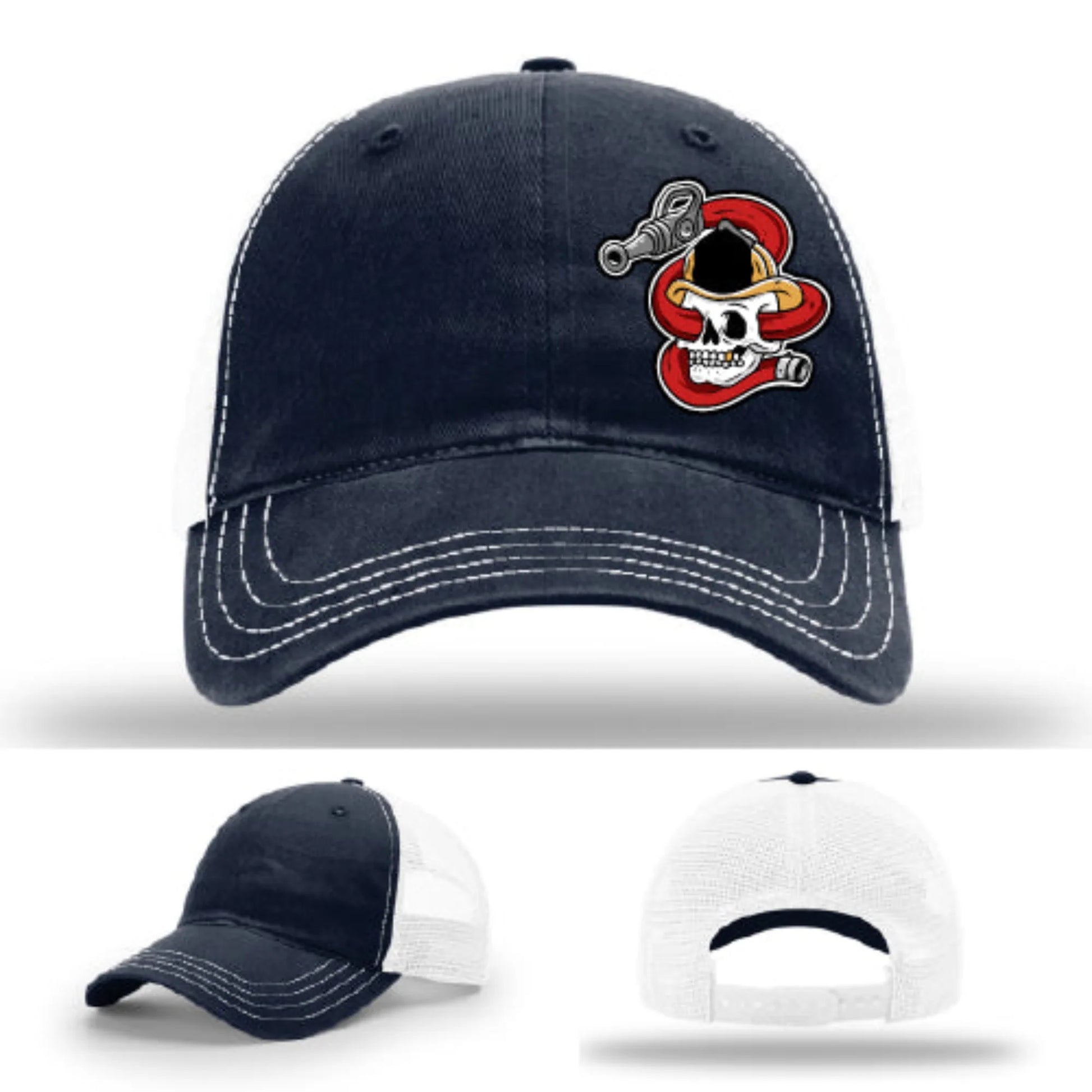 Get Hosed Firefighter Leather Patch Hat