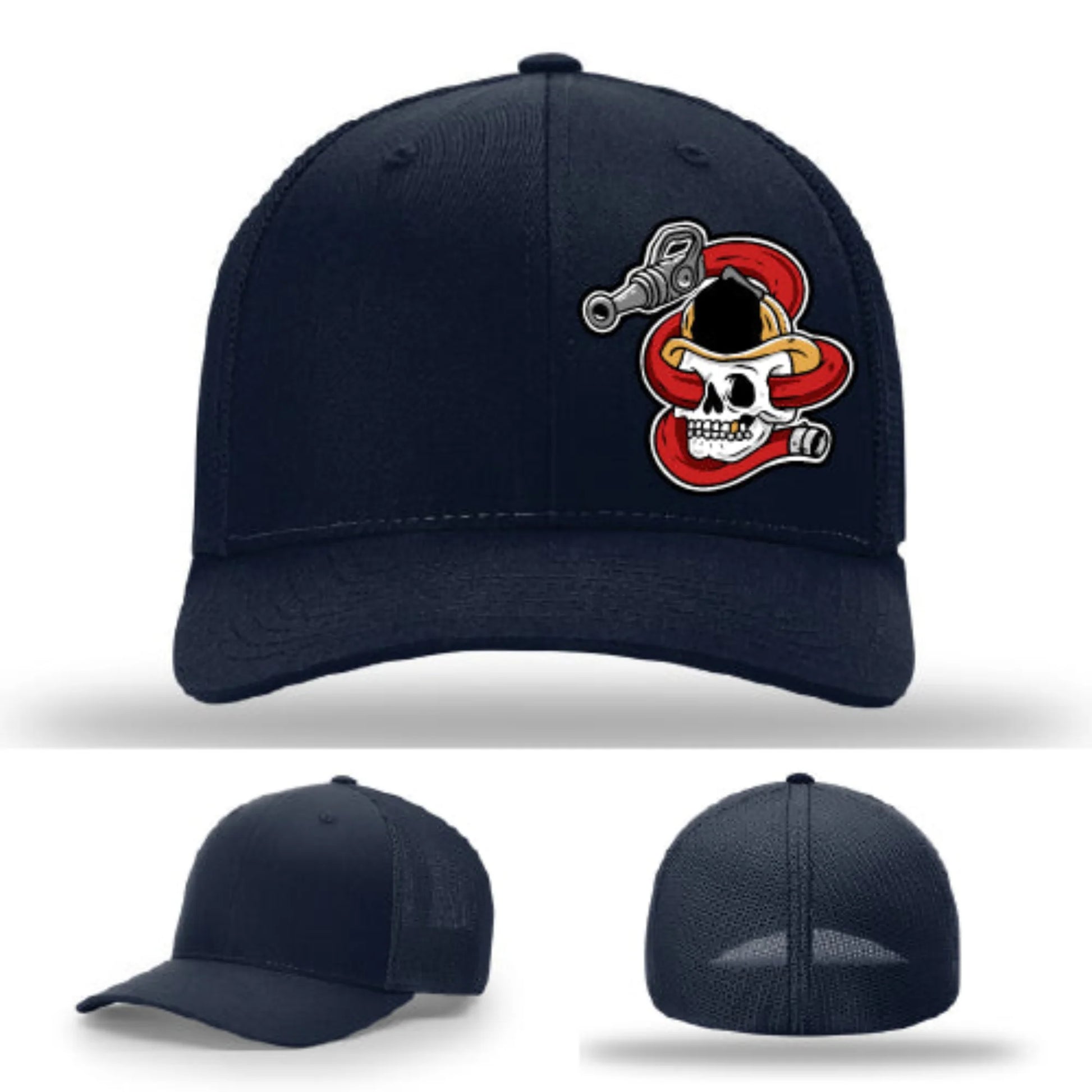 Get Hosed Firefighter Leather Patch Hat