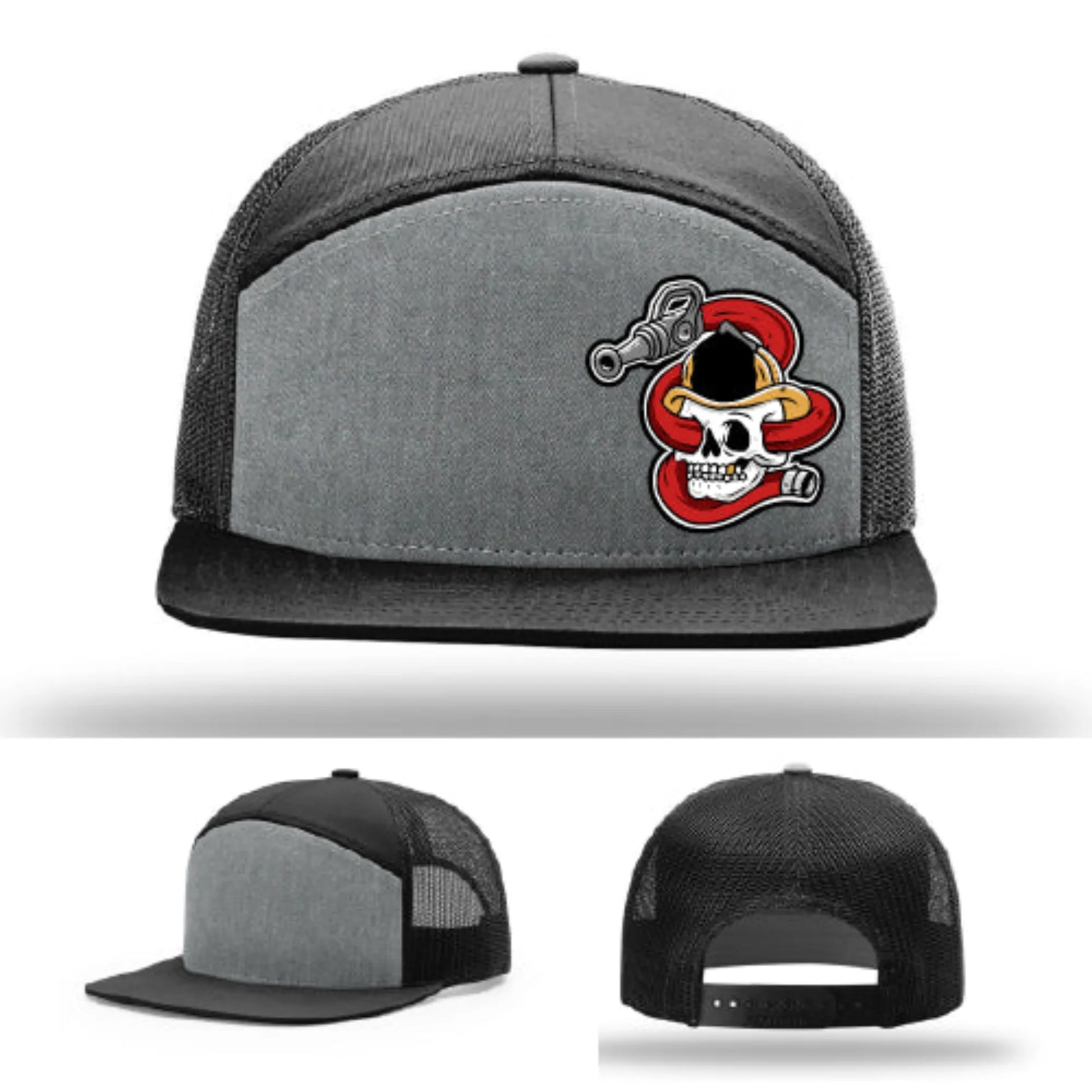 Get Hosed Firefighter Leather Patch Hat