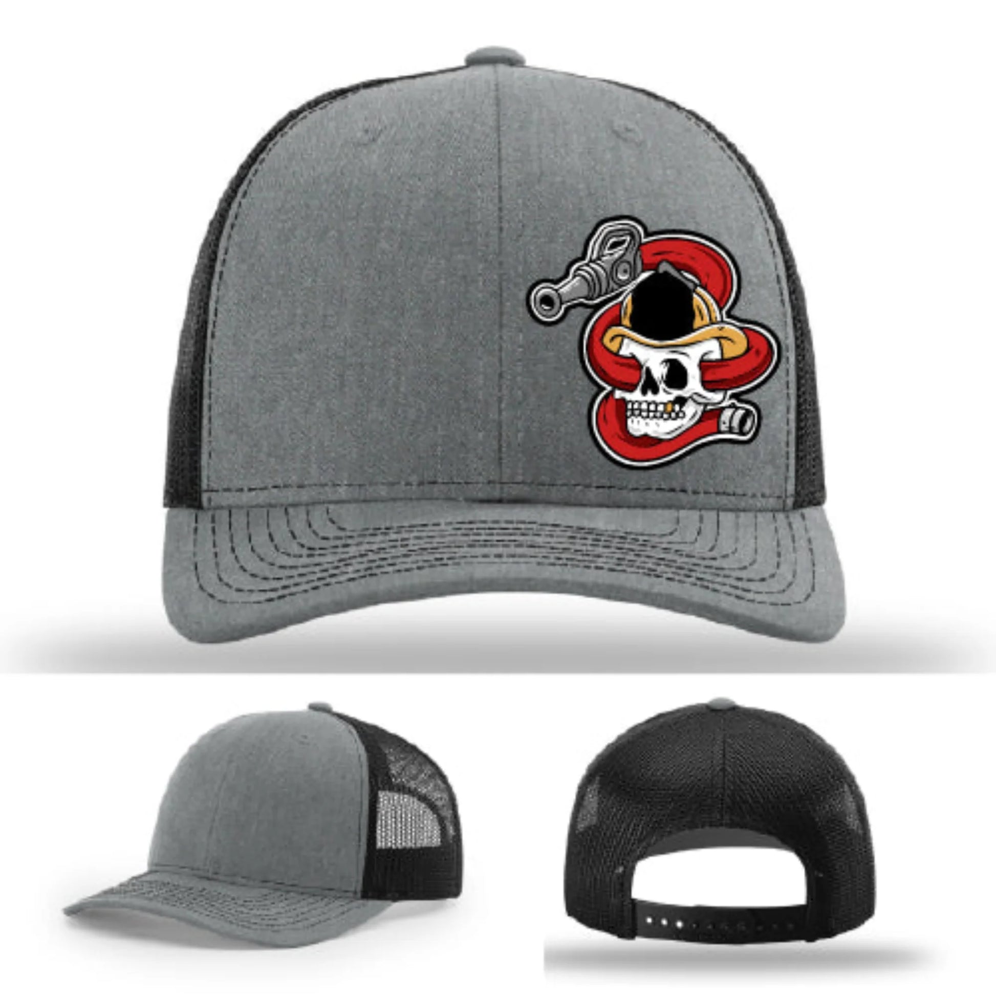 Get Hosed Firefighter Leather Patch Hat