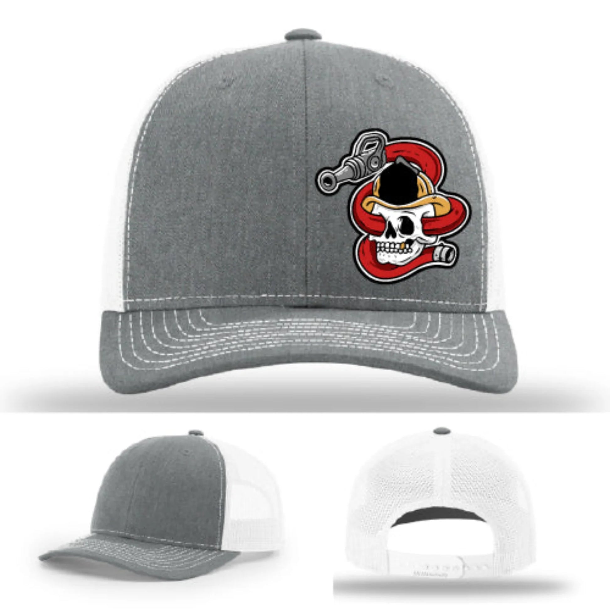 Get Hosed Firefighter Leather Patch Hat