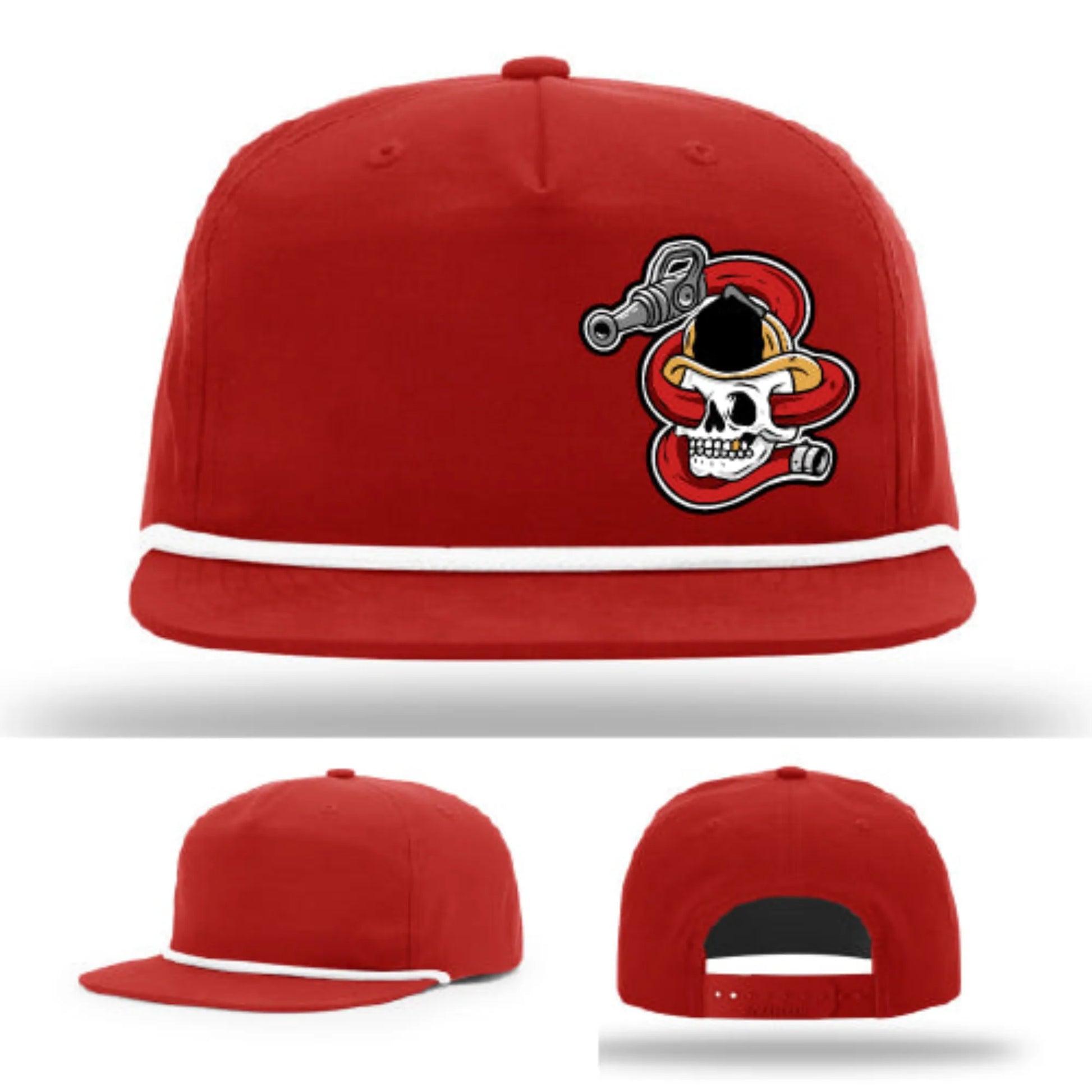 Get Hosed Firefighter Leather Patch Hat