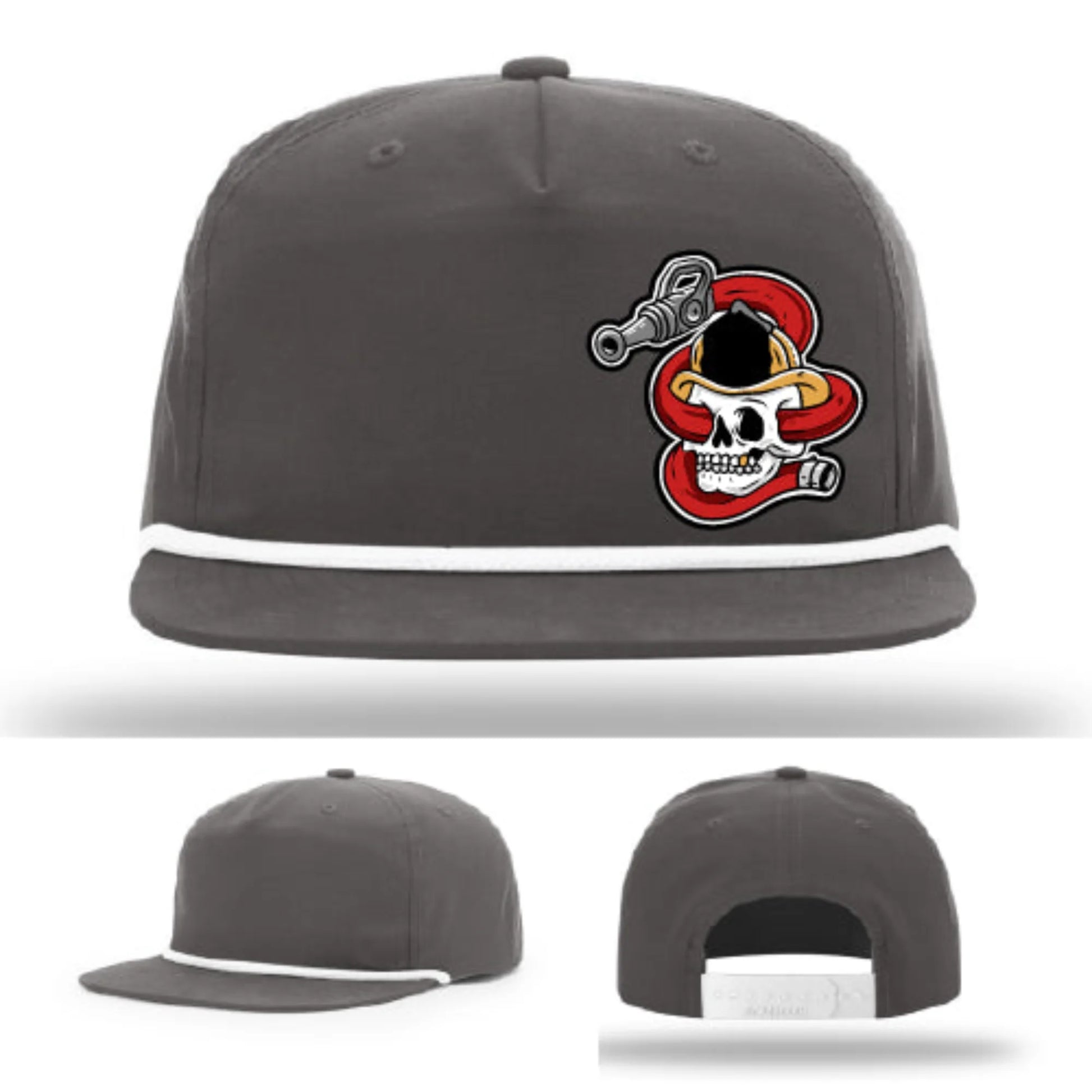 Get Hosed Firefighter Leather Patch Hat