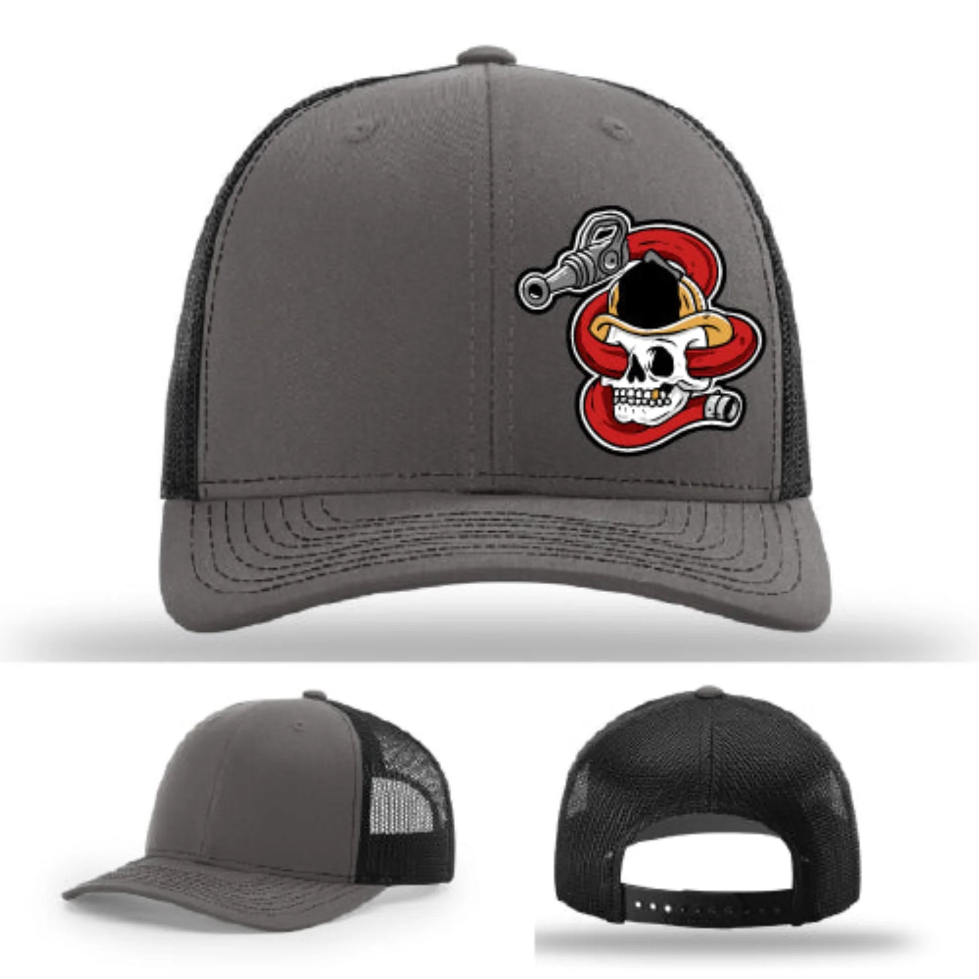 Get Hosed Firefighter Leather Patch Hat