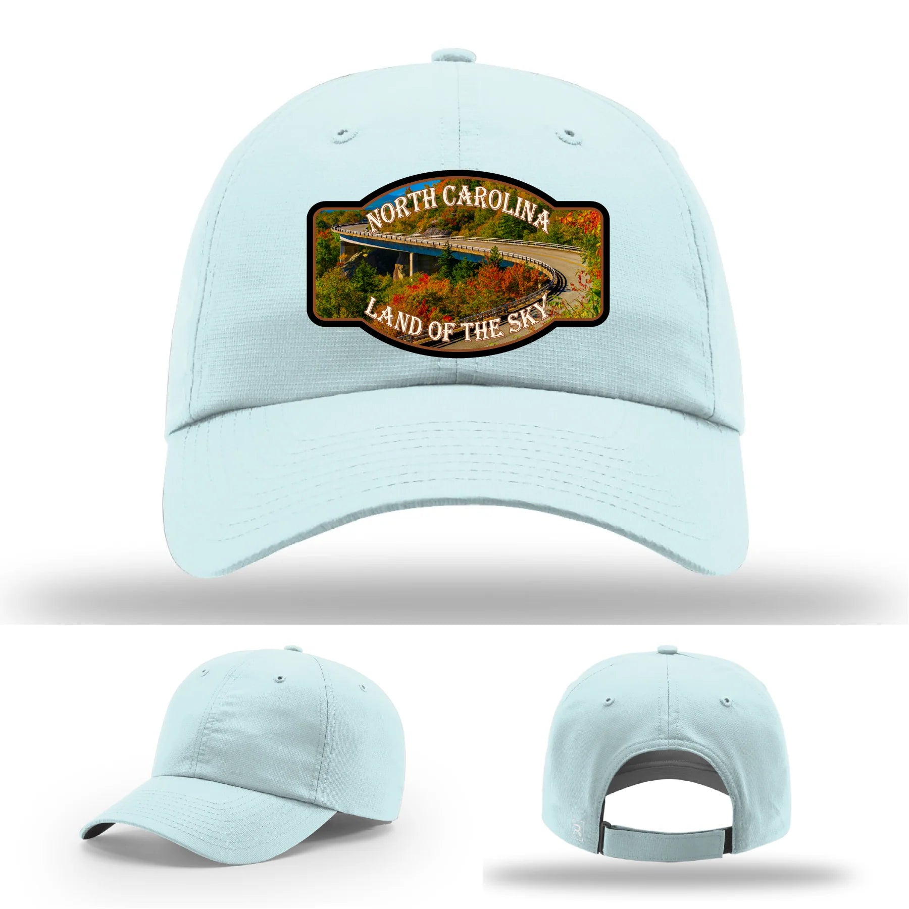Land of the Sky Leather Patch Hat North Carolina