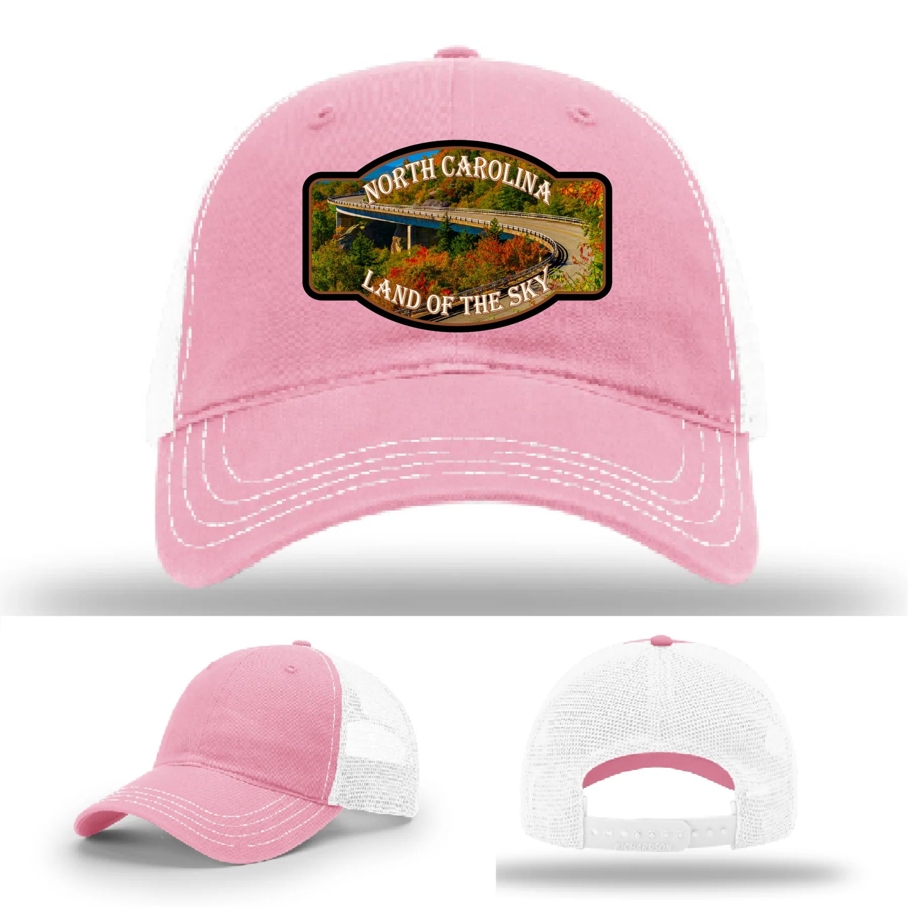 Land of the Sky Leather Patch Hat North Carolina