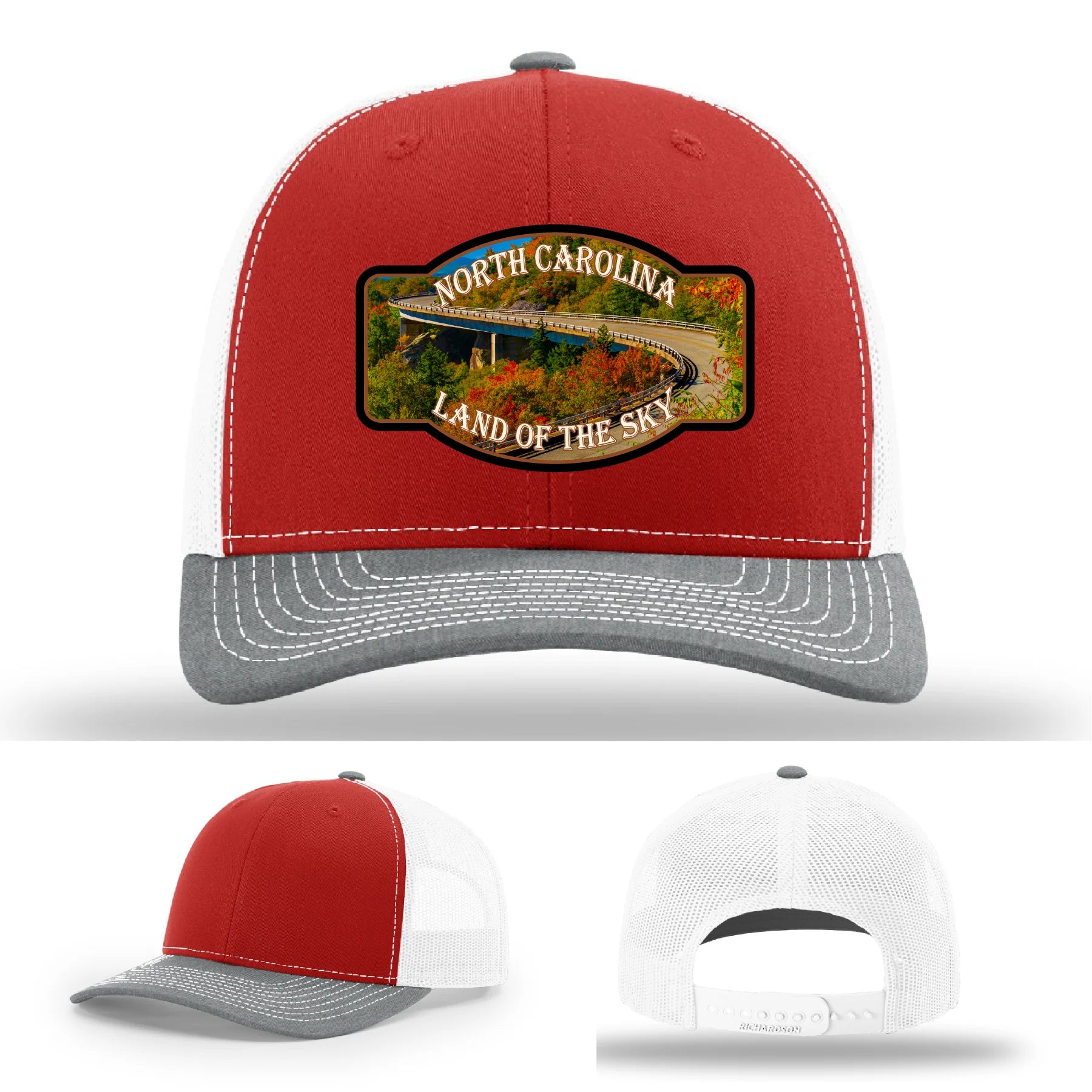 Land of the Sky Leather Patch Hat North Carolina