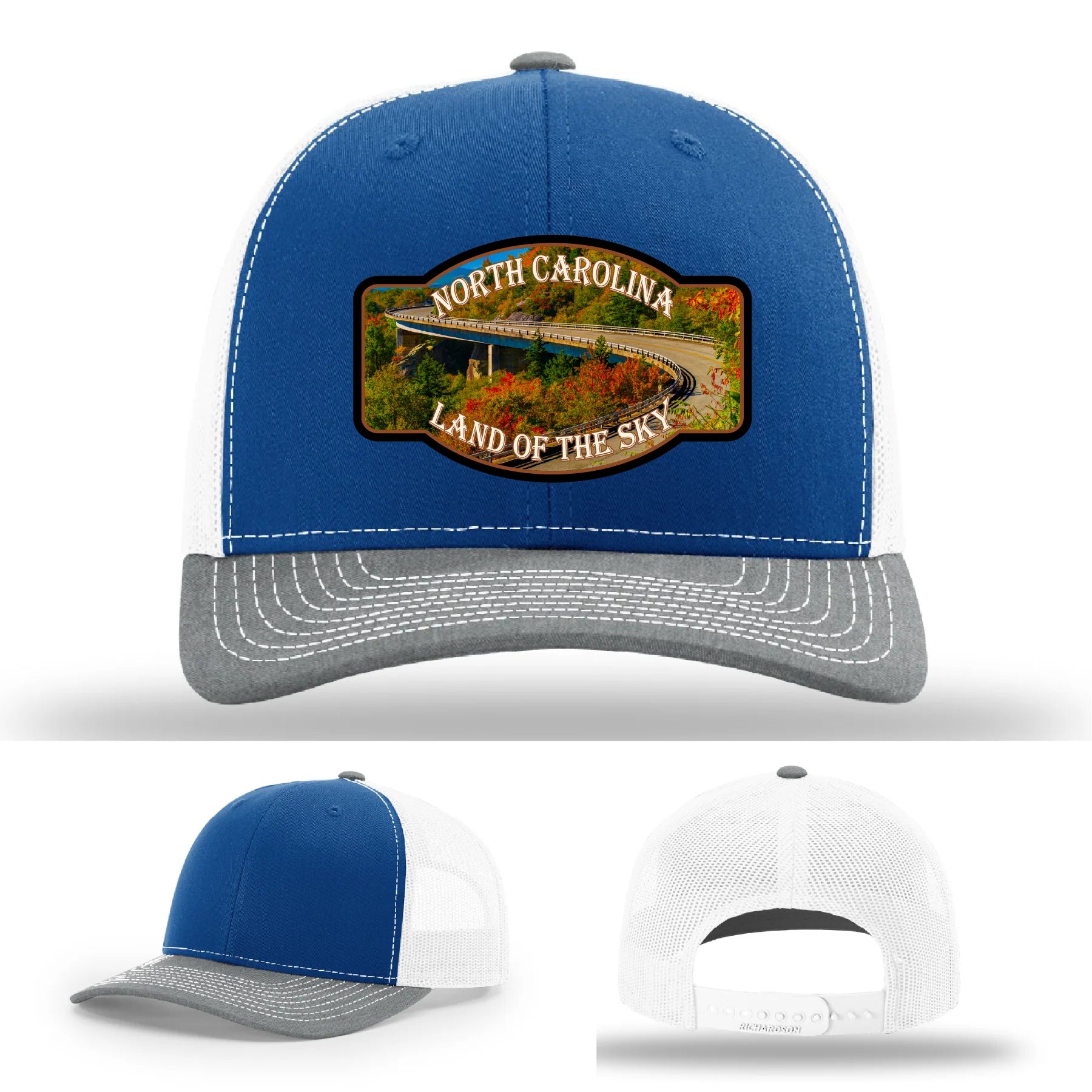 Land of the Sky Leather Patch Hat North Carolina