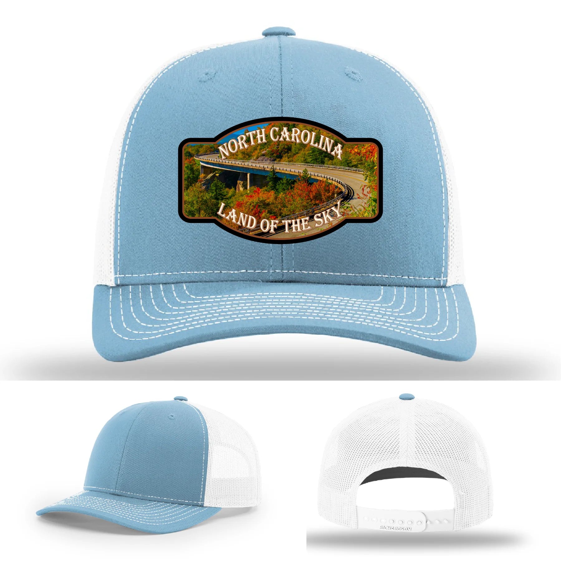 Land of the Sky Leather Patch Hat North Carolina