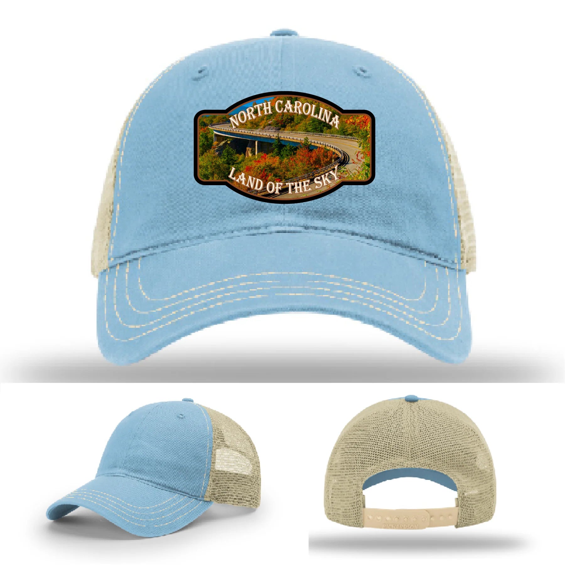 Land of the Sky Leather Patch Hat North Carolina