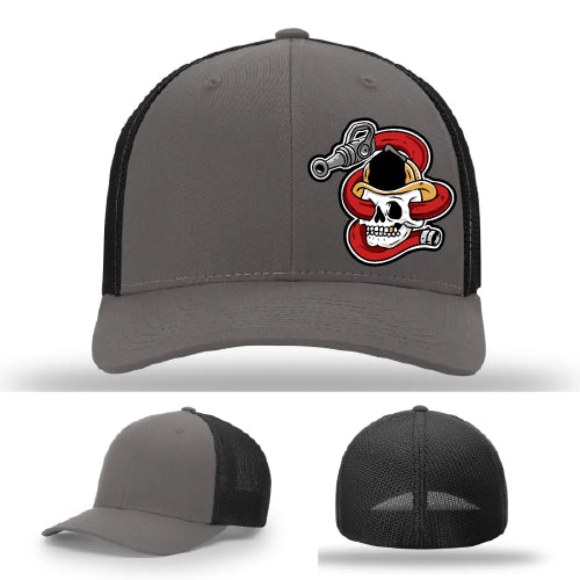 Get Hosed Firefighter Leather Patch Hat