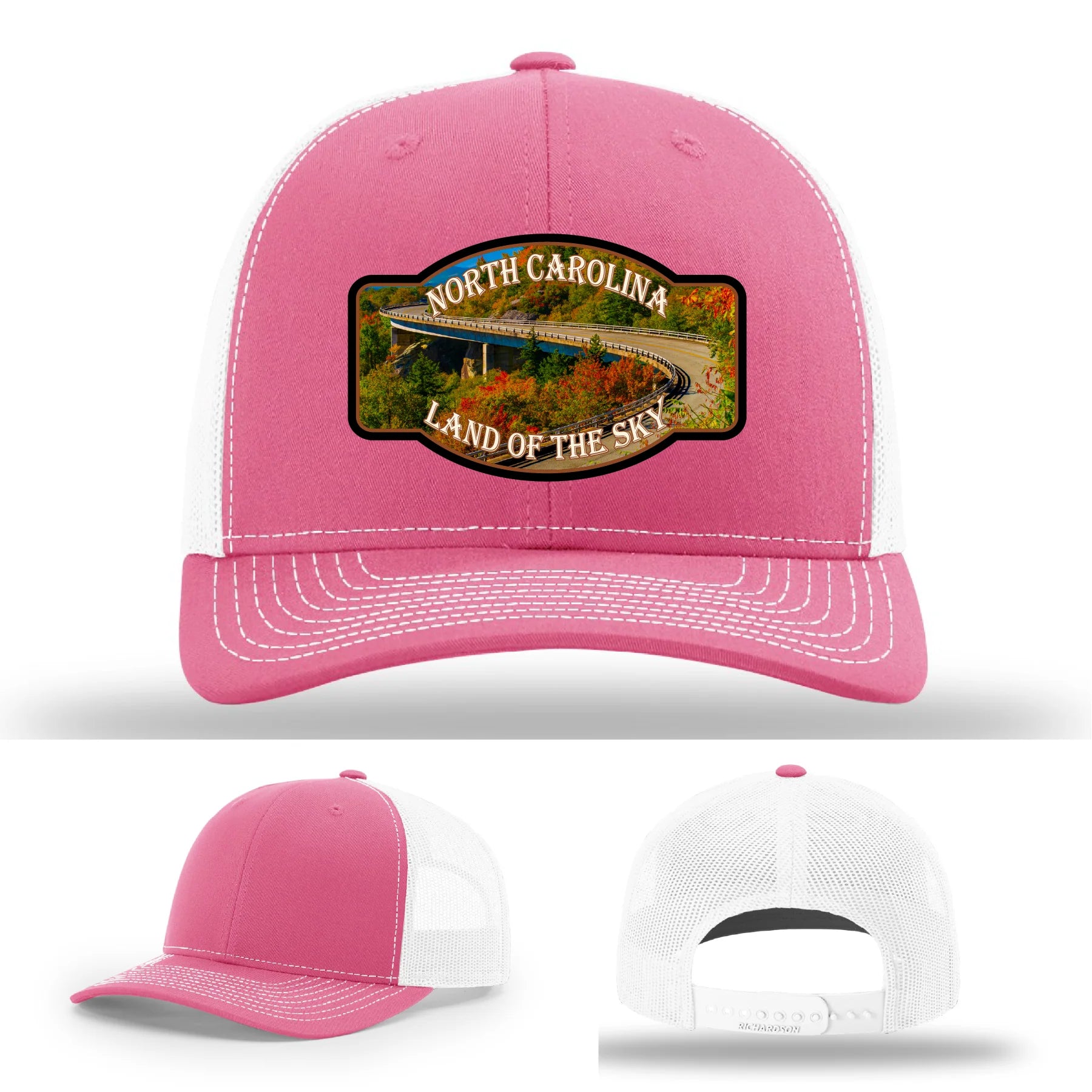 Land of the Sky Leather Patch Hat North Carolina