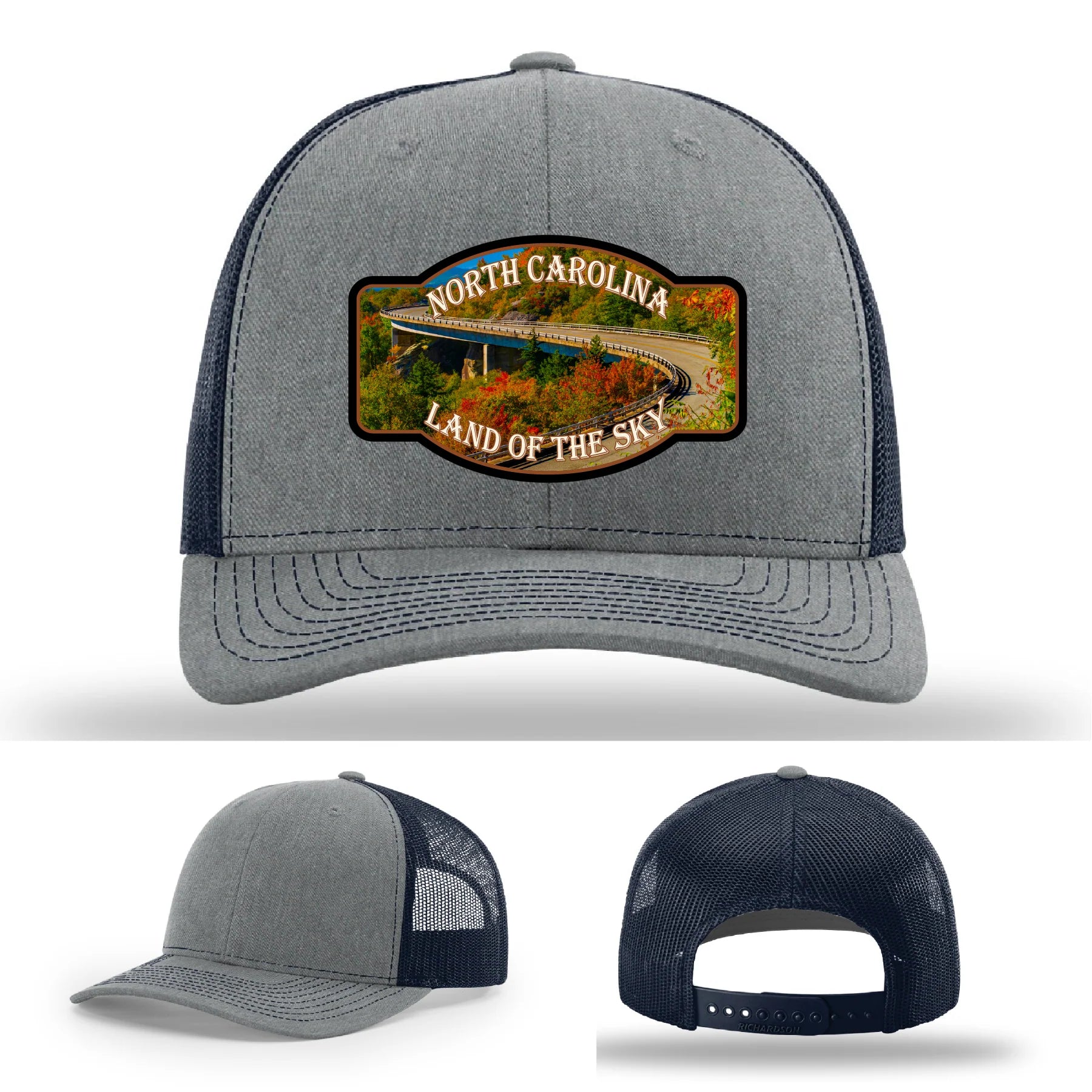 Land of the Sky Leather Patch Hat North Carolina