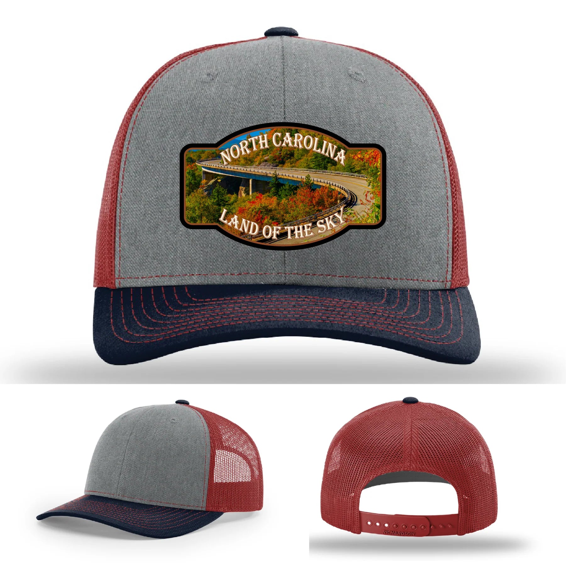 Land of the Sky Leather Patch Hat North Carolina