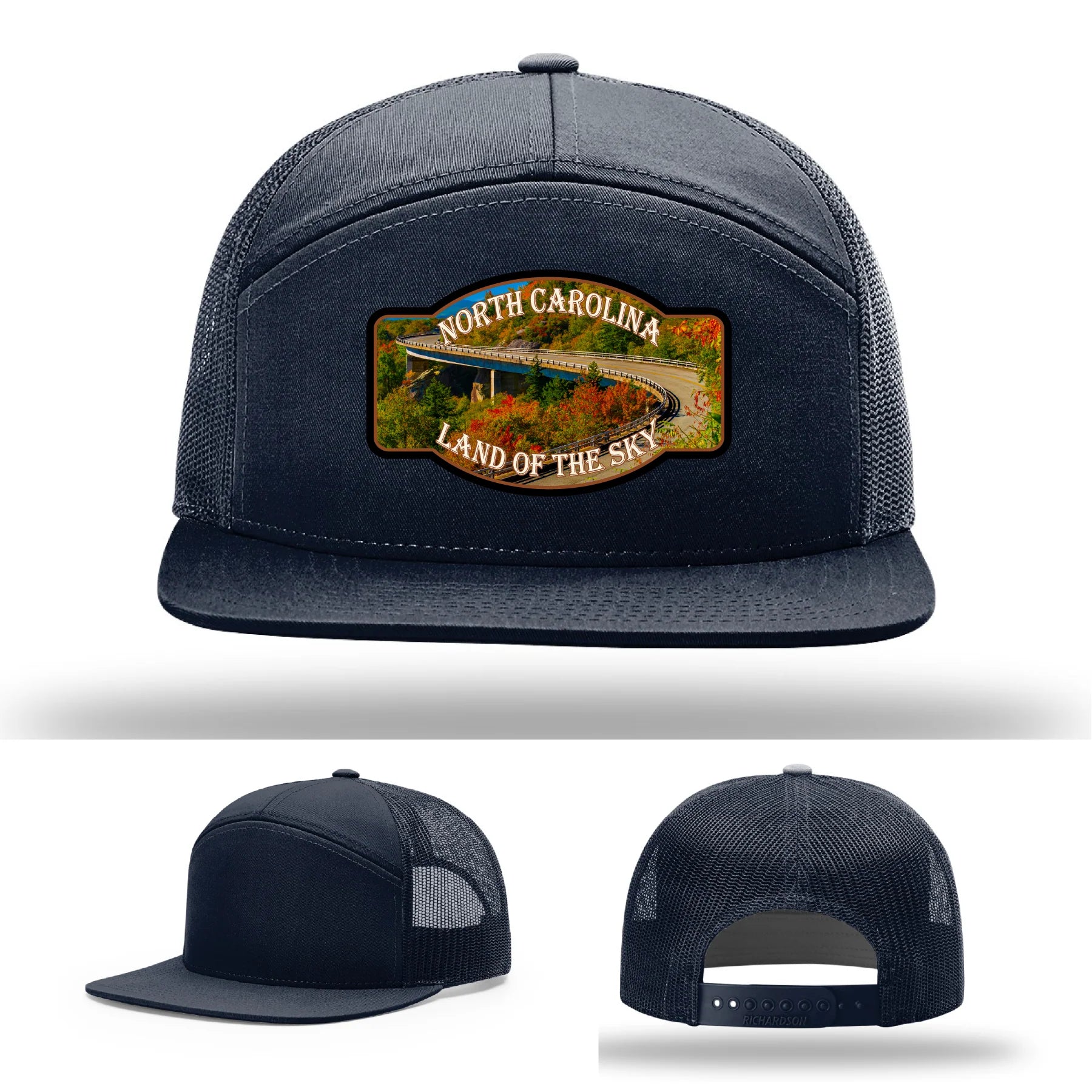 Land of the Sky Leather Patch Hat North Carolina