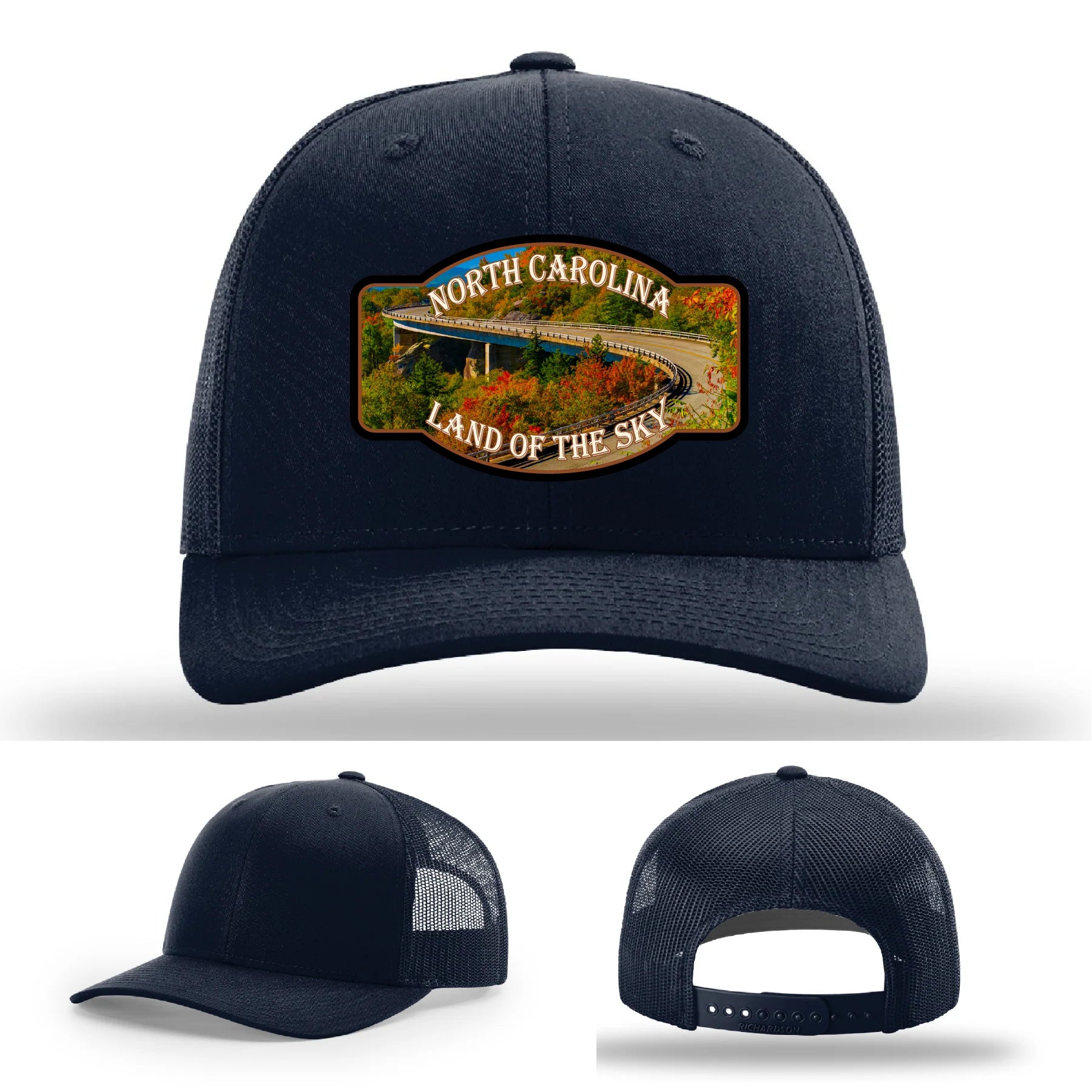 Land of the Sky Leather Patch Hat North Carolina