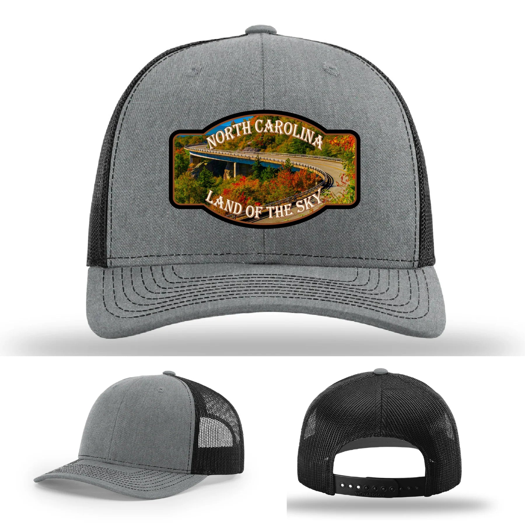 Land of the Sky Leather Patch Hat North Carolina