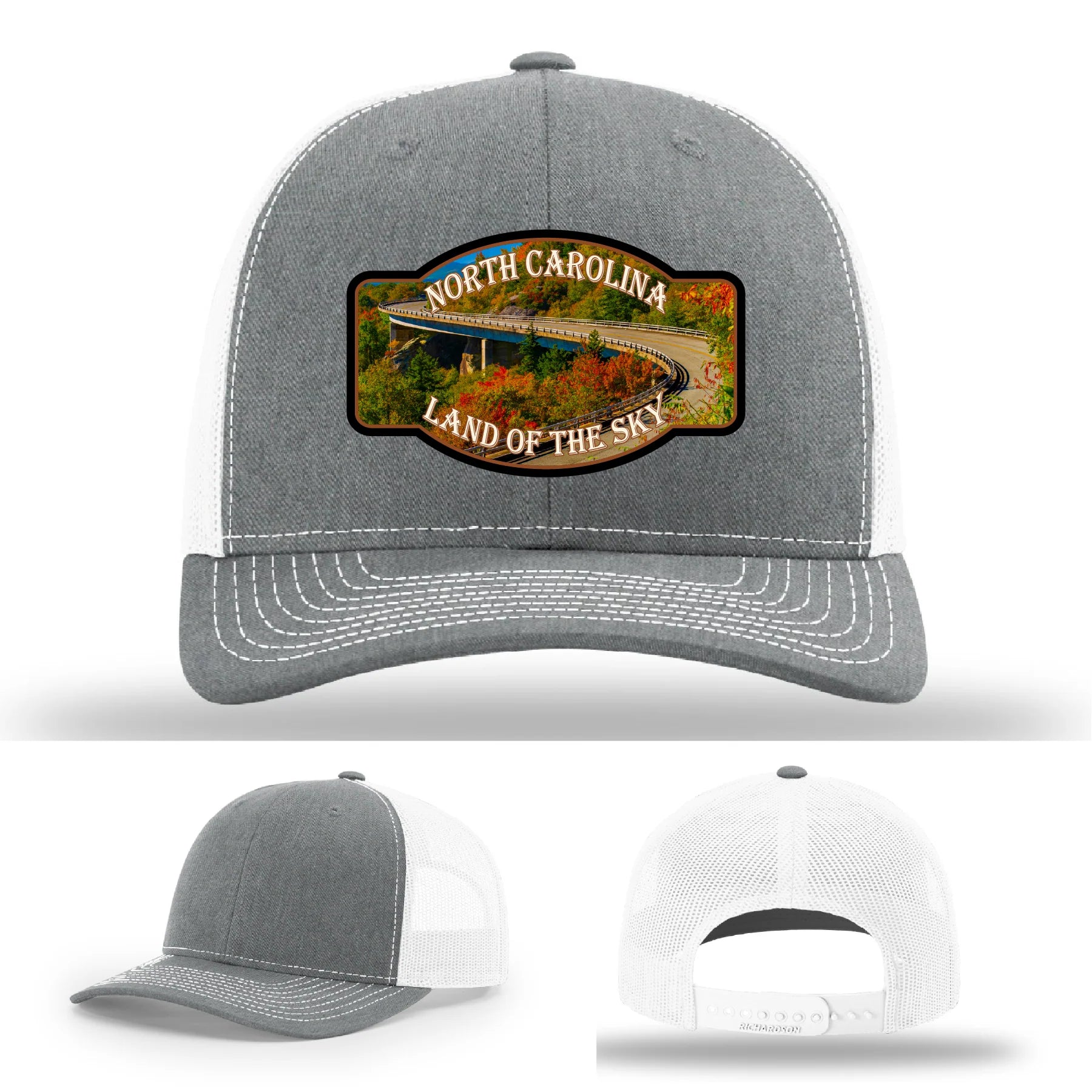 Land of the Sky Leather Patch Hat North Carolina