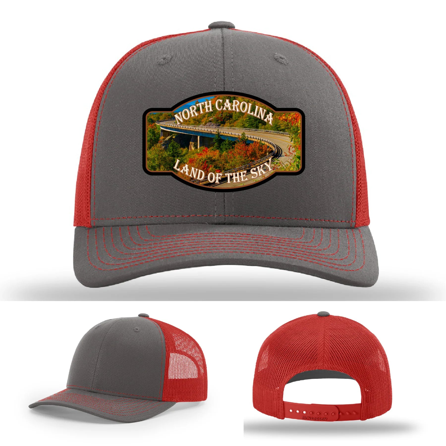 Land of the Sky Leather Patch Hat North Carolina
