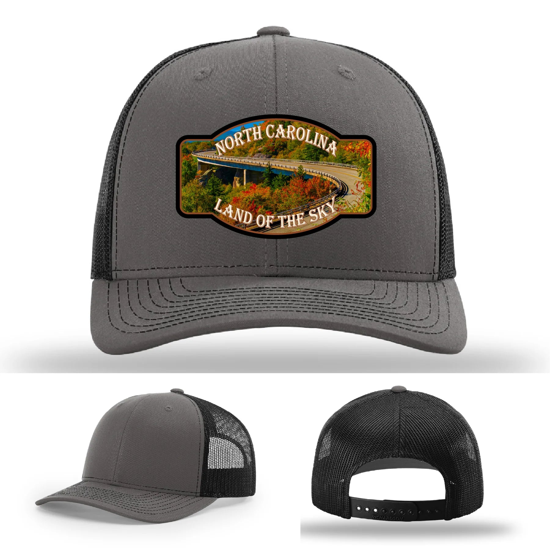 Land of the Sky Leather Patch Hat North Carolina